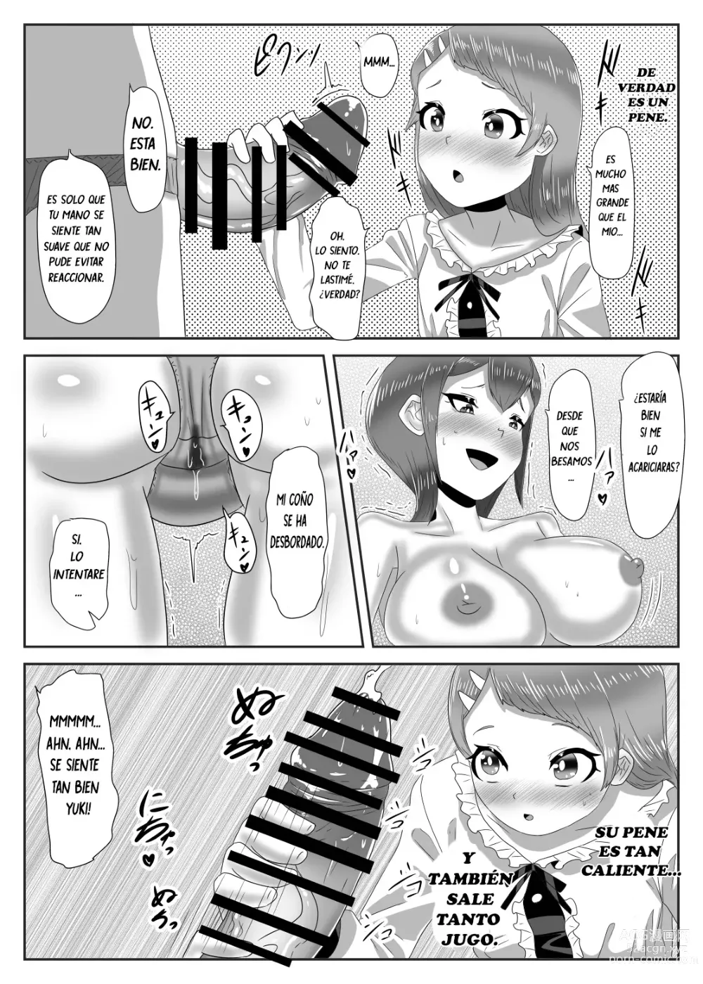 Page 28 of doujinshi Batsu Game de Josou Sanpo Saserareteitara Ikemen Futanari Musume ni Tasukeraremashita