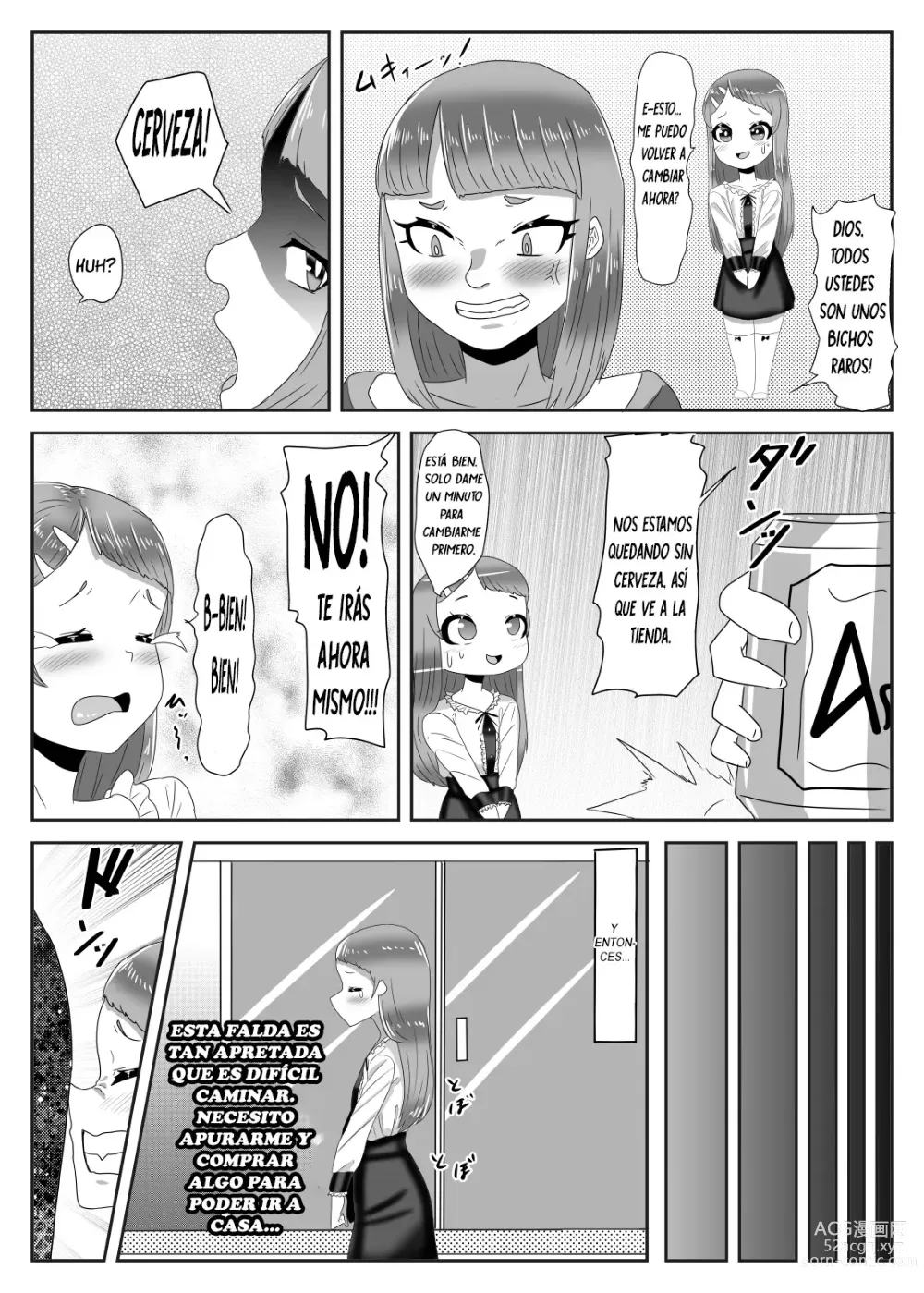Page 9 of doujinshi Batsu Game de Josou Sanpo Saserareteitara Ikemen Futanari Musume ni Tasukeraremashita