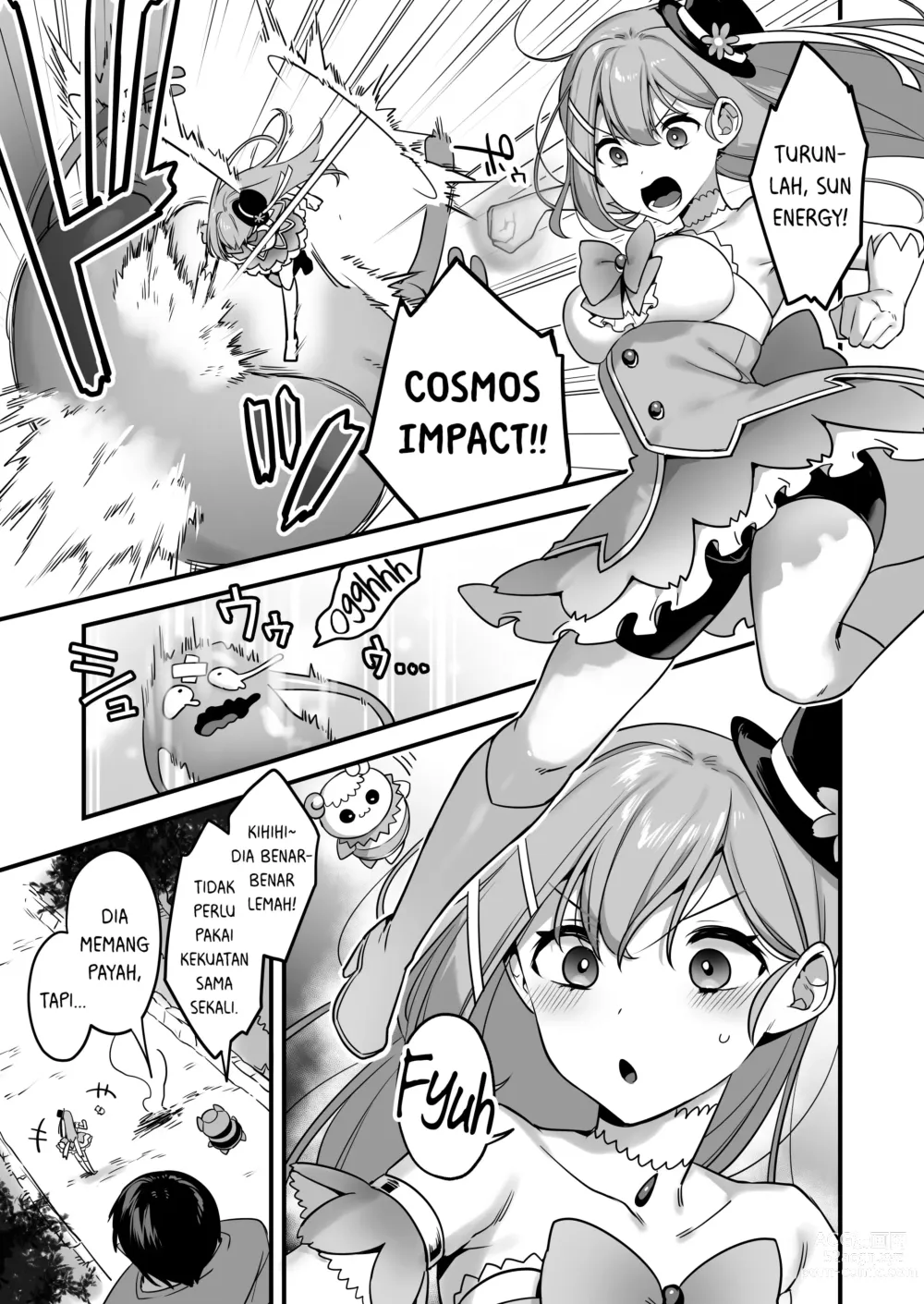 Page 9 of doujinshi Aku no Tesaki ni Natta node. ~Mahou Shoujo o Ryoujoku Shimasu~