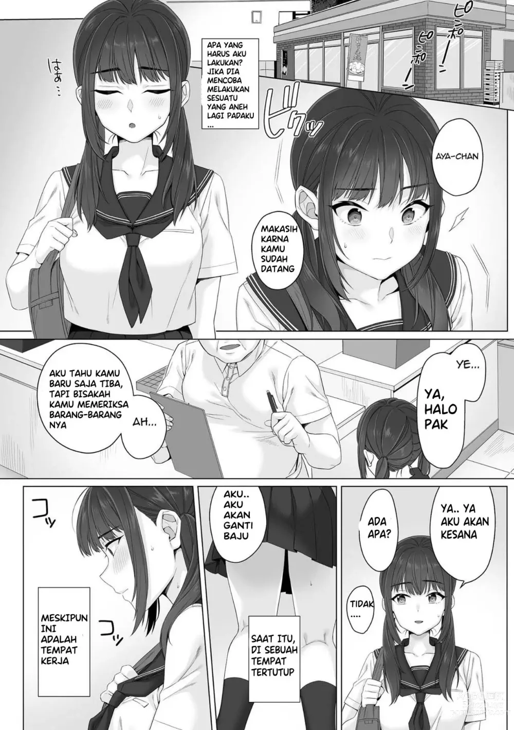 Page 34 of manga Junboku Joshikousei wa Oyaji Iro ni Somerarete Comic Ban Ch. 1&2