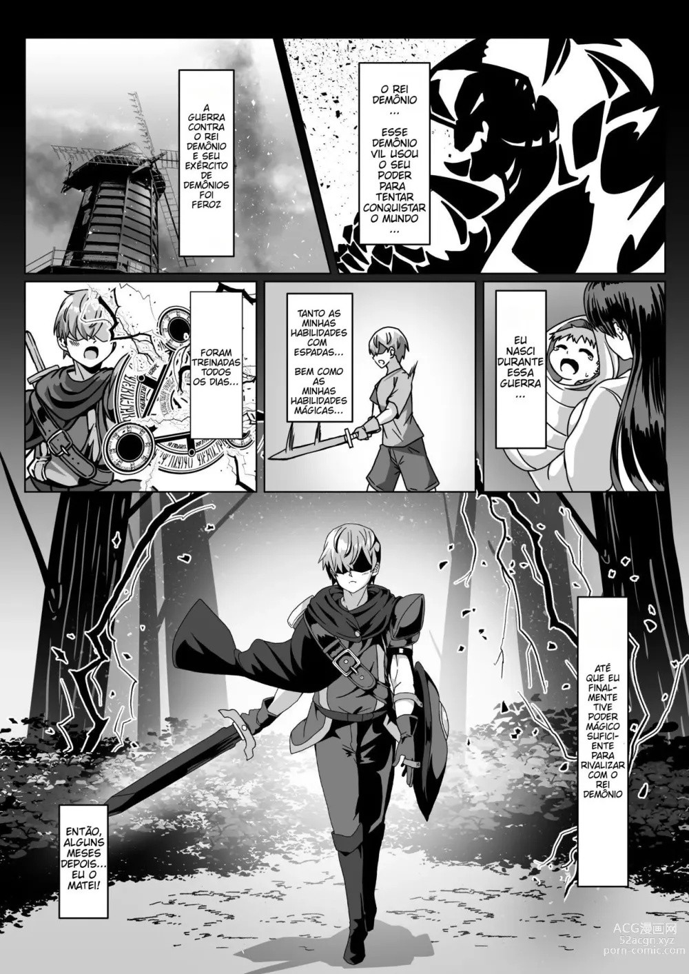 Page 3 of doujinshi Escondeu uma Demônia o Fim do Herói Que