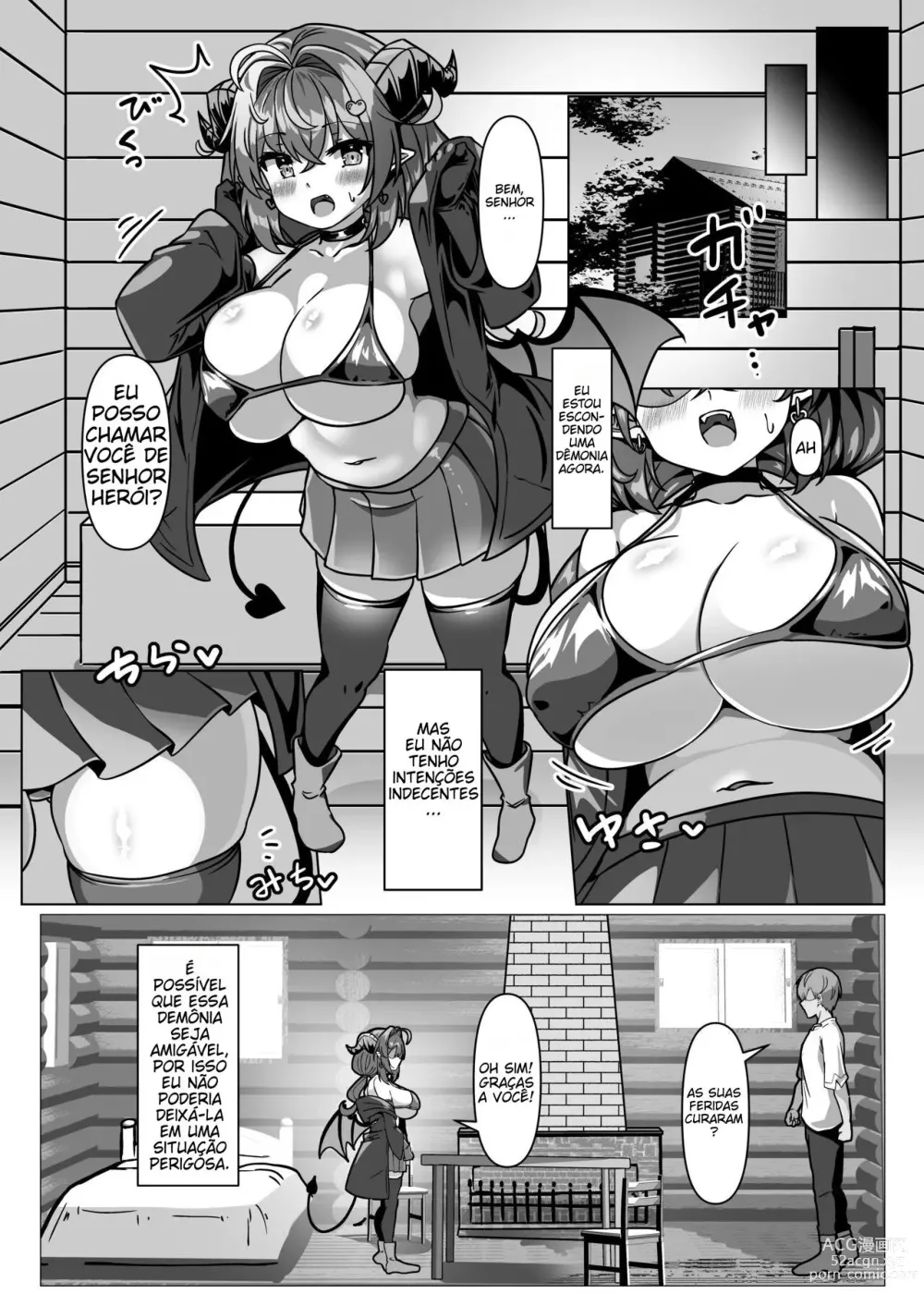 Page 6 of doujinshi Escondeu uma Demônia o Fim do Herói Que