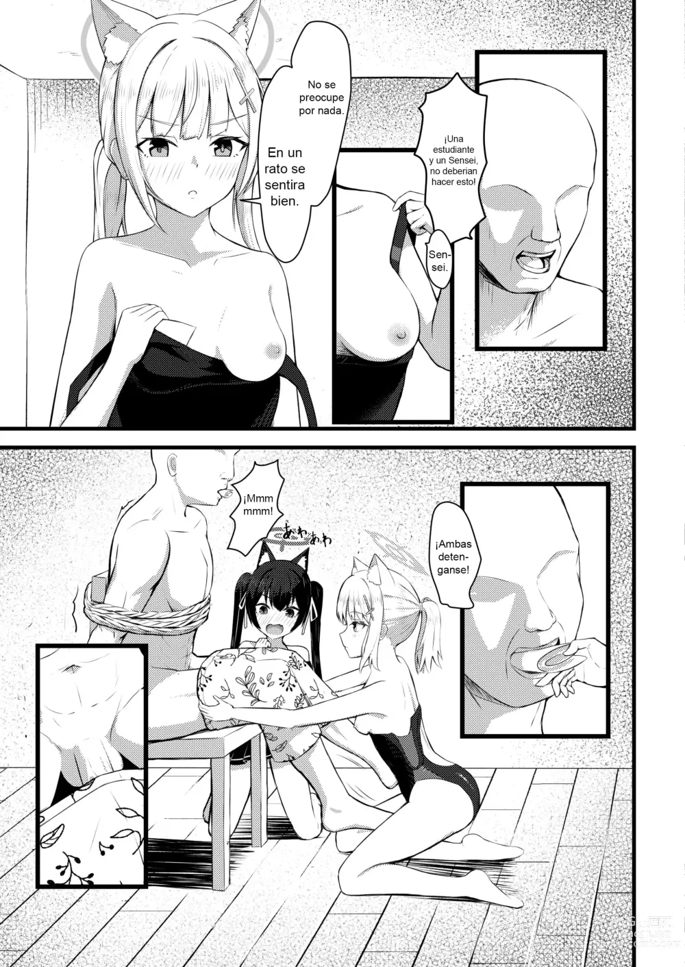 Page 6 of doujinshi ...Hm, Sensei o Osou no.