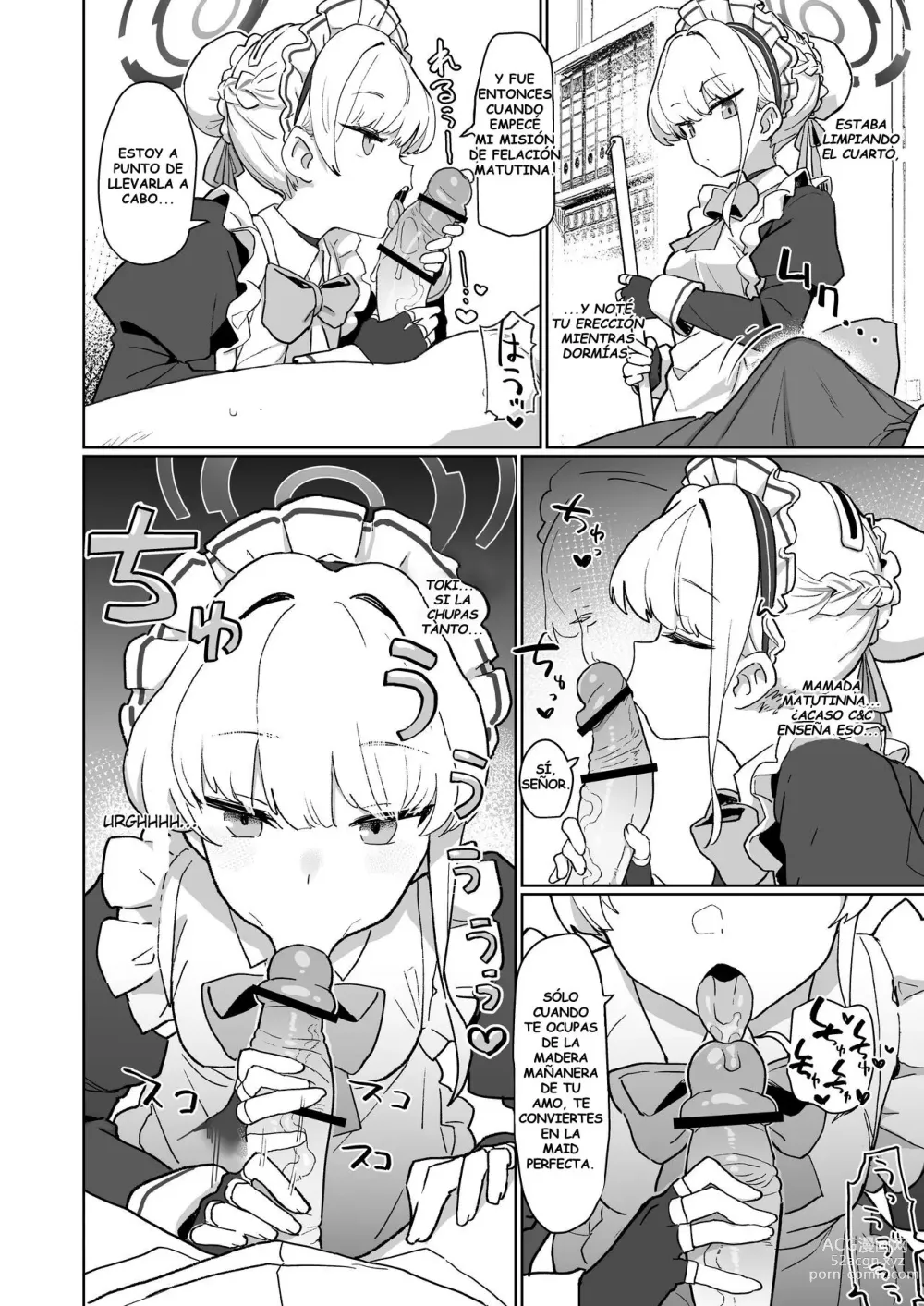 Page 9 of doujinshi Dokidoki Toki Meki Maid Kiss