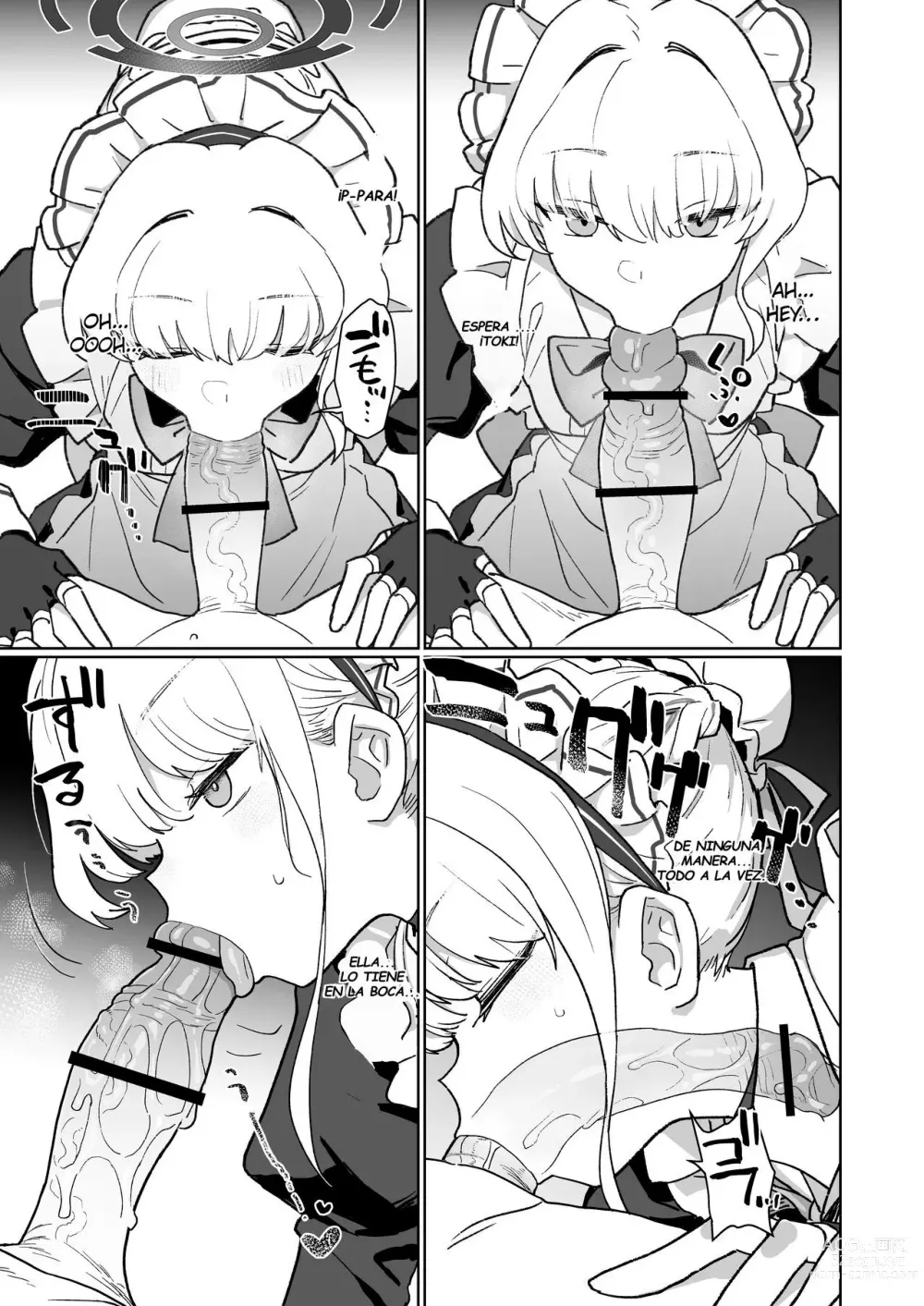 Page 10 of doujinshi Dokidoki Toki Meki Maid Kiss