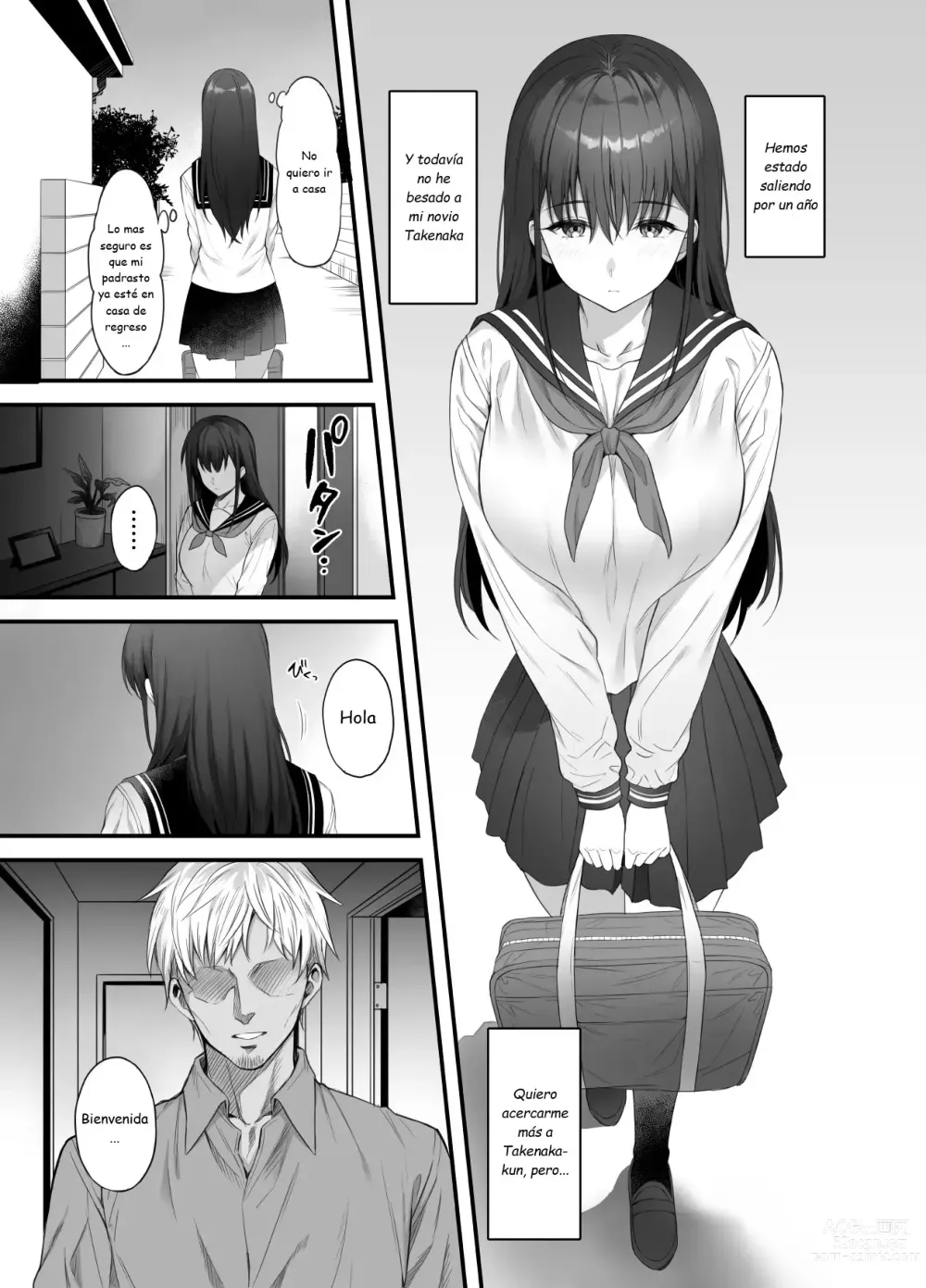 Page 4 of doujinshi Aunque tengo novio, mi padrastro me obliga a tener sexo todos los días