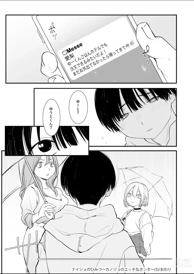 Page 34 of manga Naisho no Himitsu ~Kanojo no Ecchi na Honne~