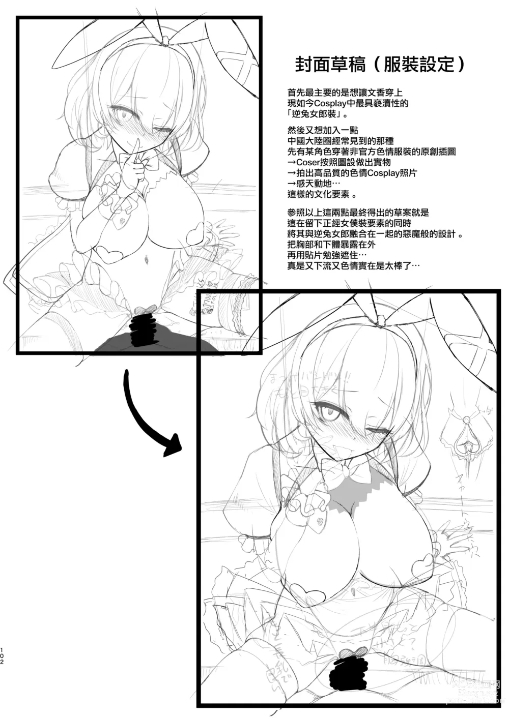 Page 103 of doujinshi Tada no Joshidaisei datta Kanojo ga Chou Ninki Nagachichi Cosplayer ni Naru made ~Cosplayer Fumika Soushuuhen I~