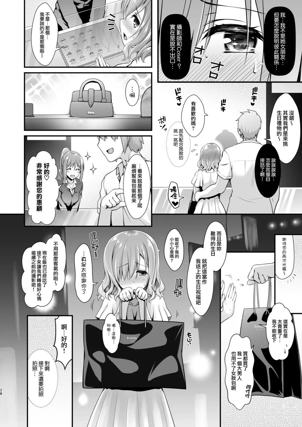 Page 29 of doujinshi Tada no Joshidaisei datta Kanojo ga Chou Ninki Nagachichi Cosplayer ni Naru made ~Cosplayer Fumika Soushuuhen I~