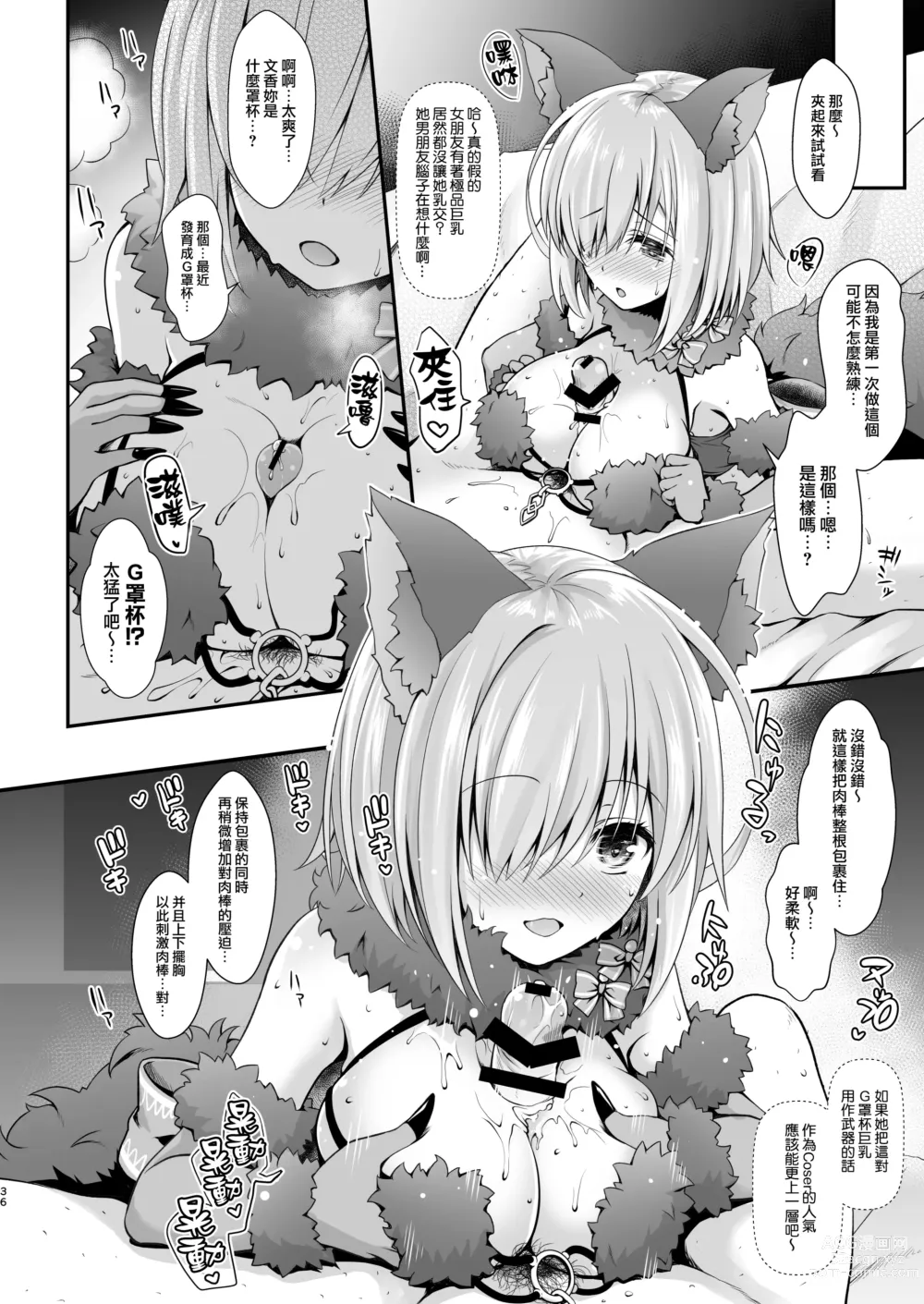 Page 37 of doujinshi Tada no Joshidaisei datta Kanojo ga Chou Ninki Nagachichi Cosplayer ni Naru made ~Cosplayer Fumika Soushuuhen I~