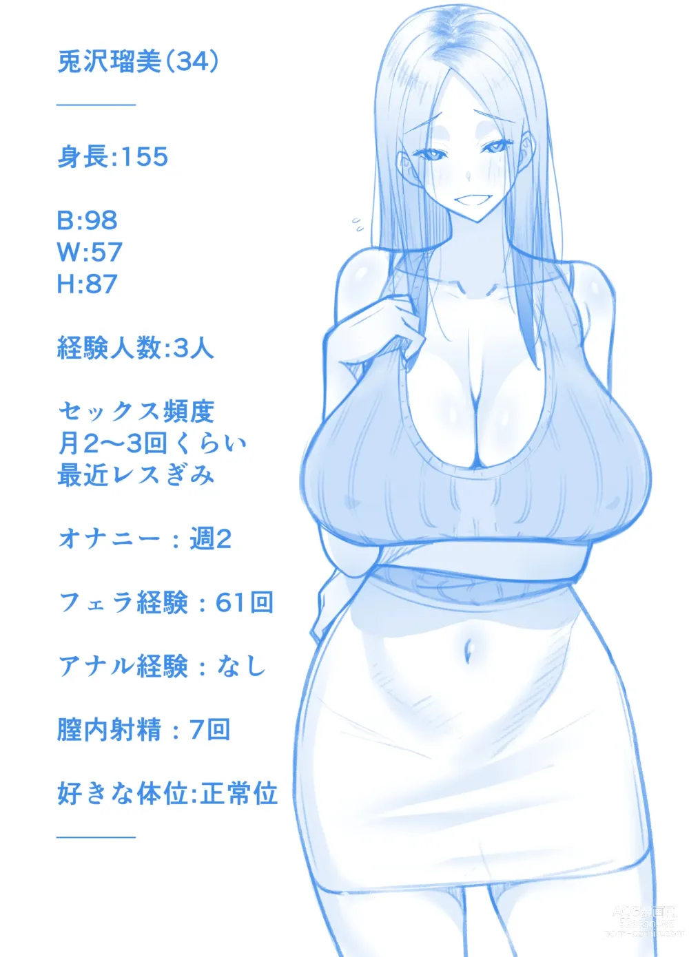 Page 3 of doujinshi Hitozuma Matching Appli de Papakatsu NTR ni Hamacchatta Dekachichi Okaa-san