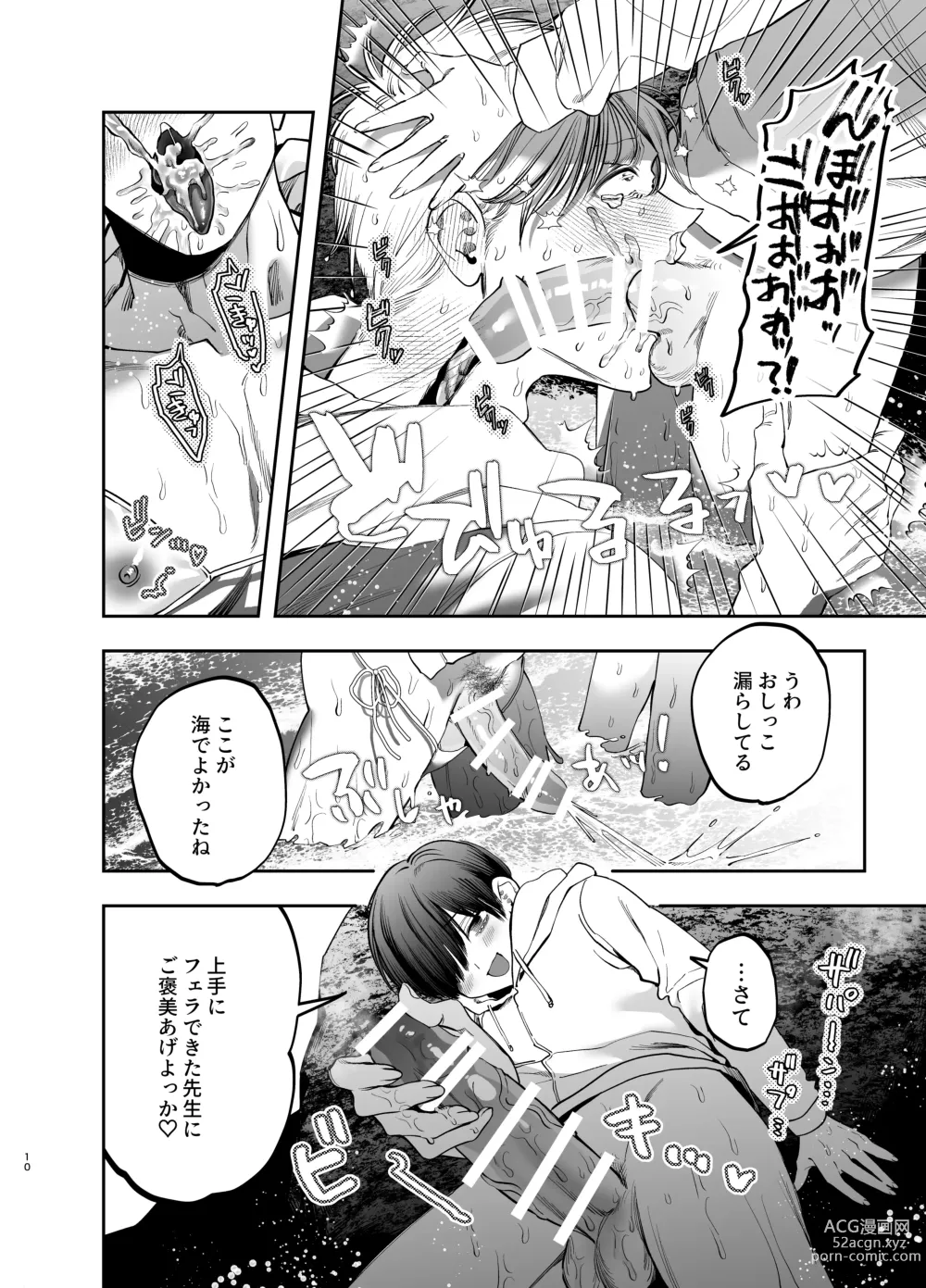 Page 9 of doujinshi Kyokon Suki Oshiego ni Chōkyō Sarete ketsuman Dorei ni Narimashita～ to Rinkai Gakkō Hen～