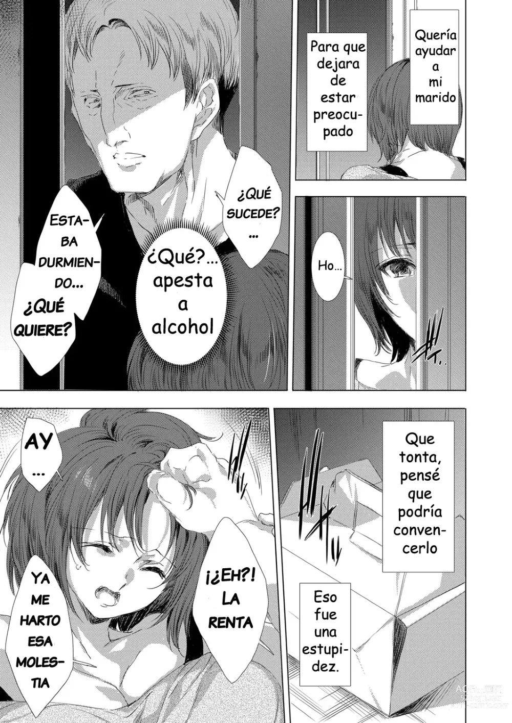 Page 3 of manga Netorare Haishin ~Meiwaku Yachin Tainousha ni Kegasareta Hitozuma~