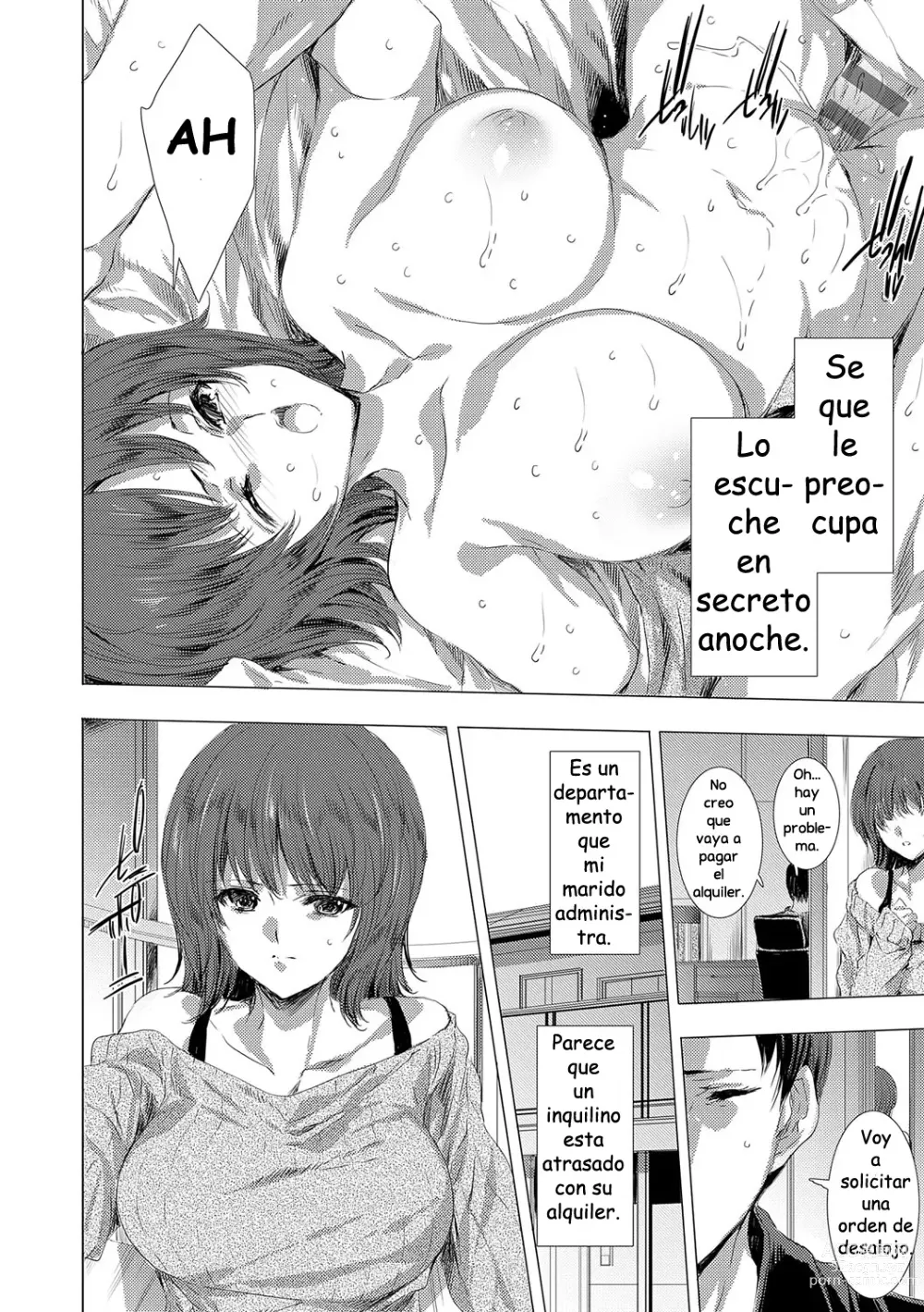 Page 2 of manga Netorare Haishin ~Meiwaku Yachin Tainousha ni Kegasareta Hitozuma~