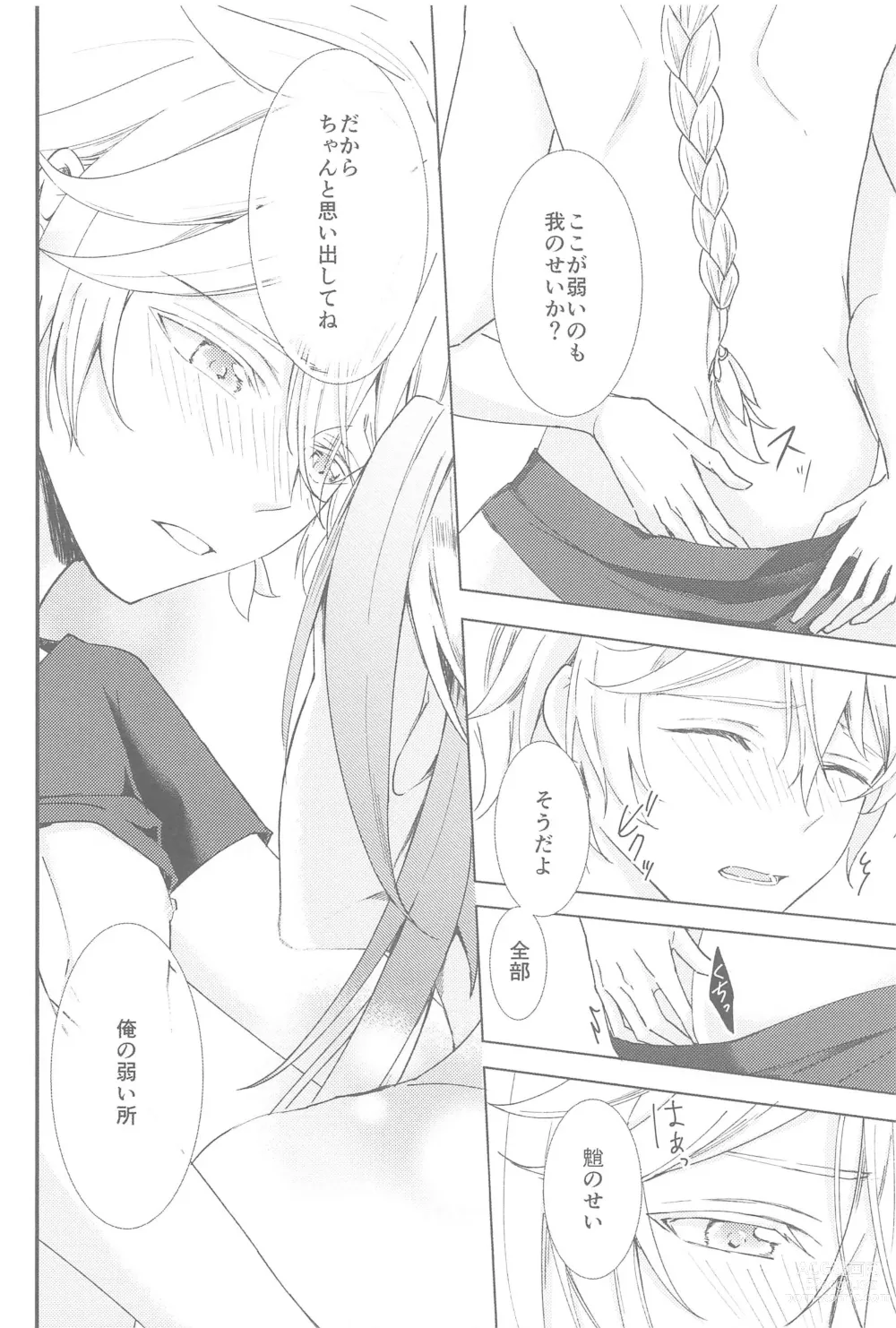 Page 62 of doujinshi Nando demo, Kimi o - I will love you, again and again