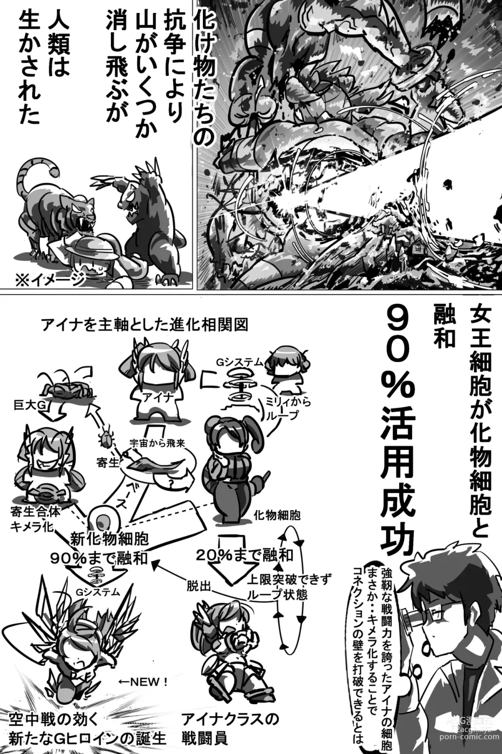 Page 22 of doujinshi Naedoko ni Sare Haramu Heroine-tachi no Tatakai o Egaku Story