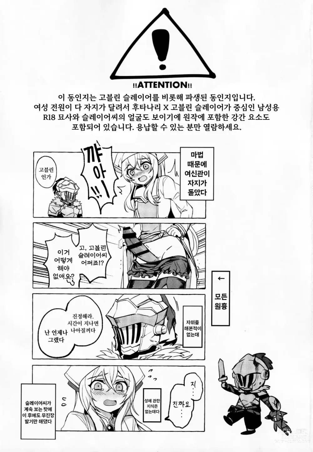 Page 3 of doujinshi Goblin Slayer-san no Ero Hon.