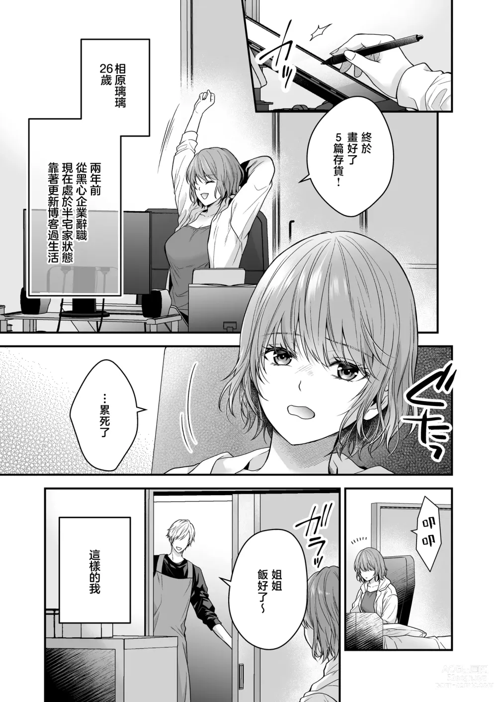 Page 4 of doujinshi 一不小心捡了个帅气干物弟