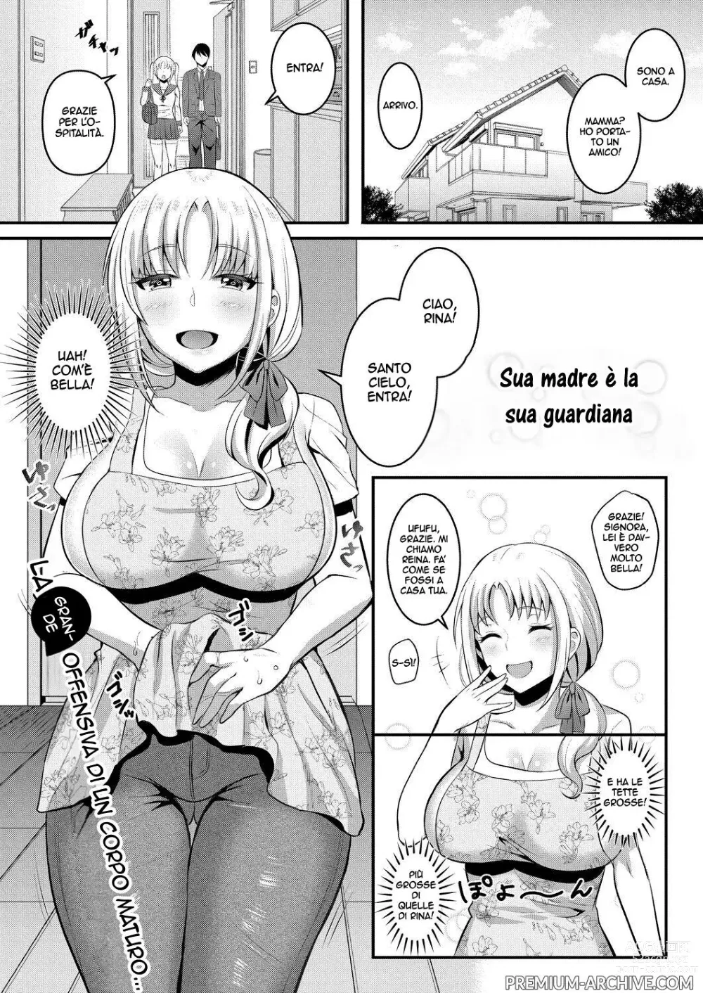Page 1 of manga Sua Mamma è la Sua Guardiana