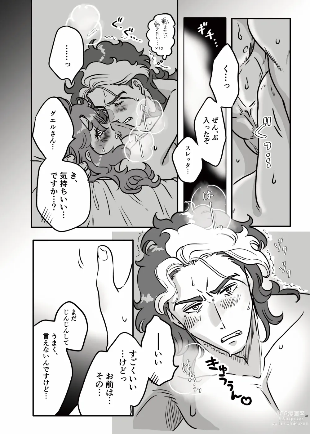 Page 27 of doujinshi Hajimete  Otomari Suru GueSule