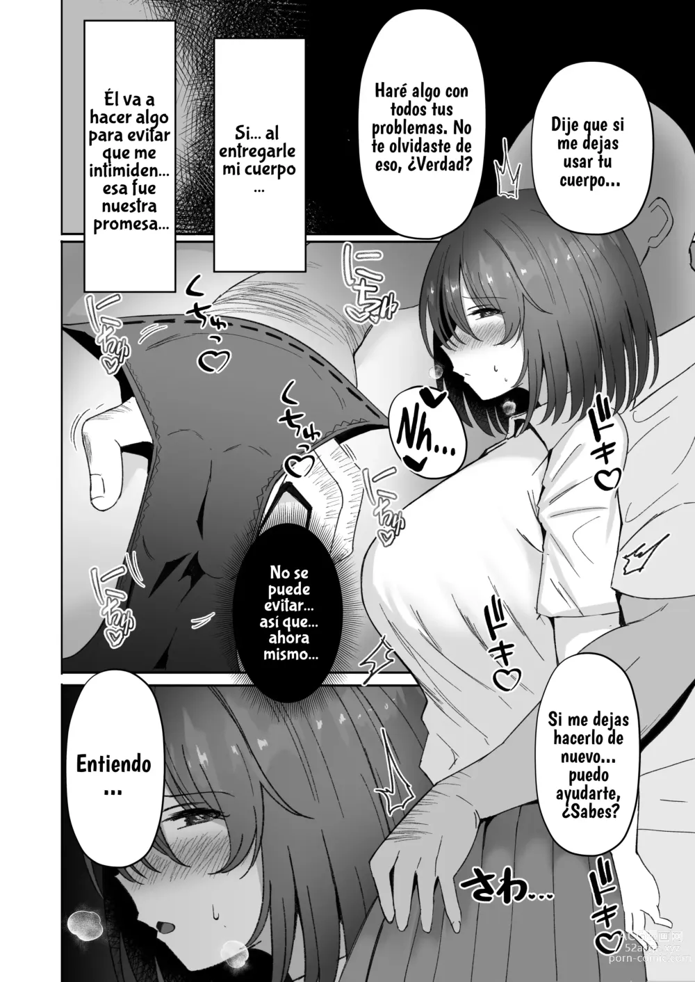 Page 9 of doujinshi El sufrimiento de la chica de pelo negro.