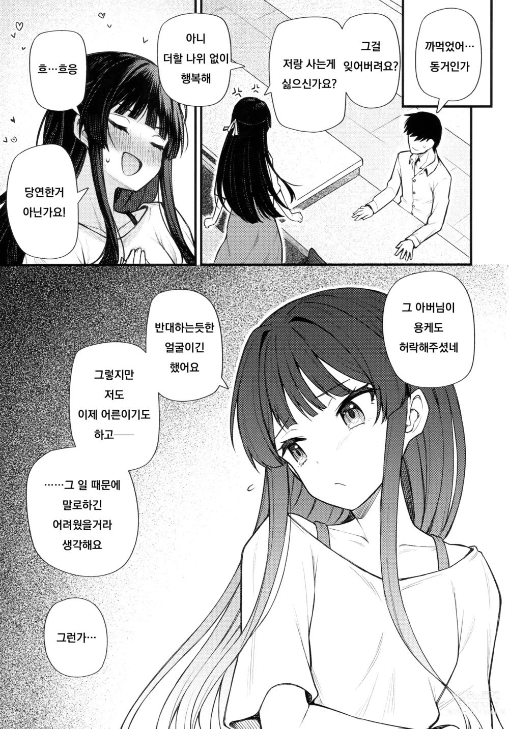 Page 4 of doujinshi 예를 들면 이런 밀리언 시어터 Vol.8 -시즈카의 꿈-