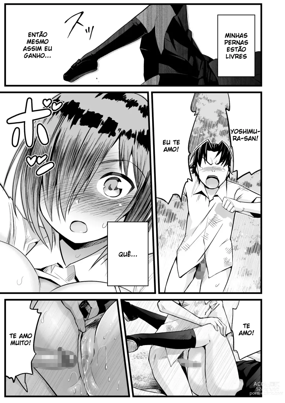 Page 36 of doujinshi Mujintou JK! Choroi yo Yoshimura-san! 7 - Danshi VS Yoshimura-san Gachibatoru-hen