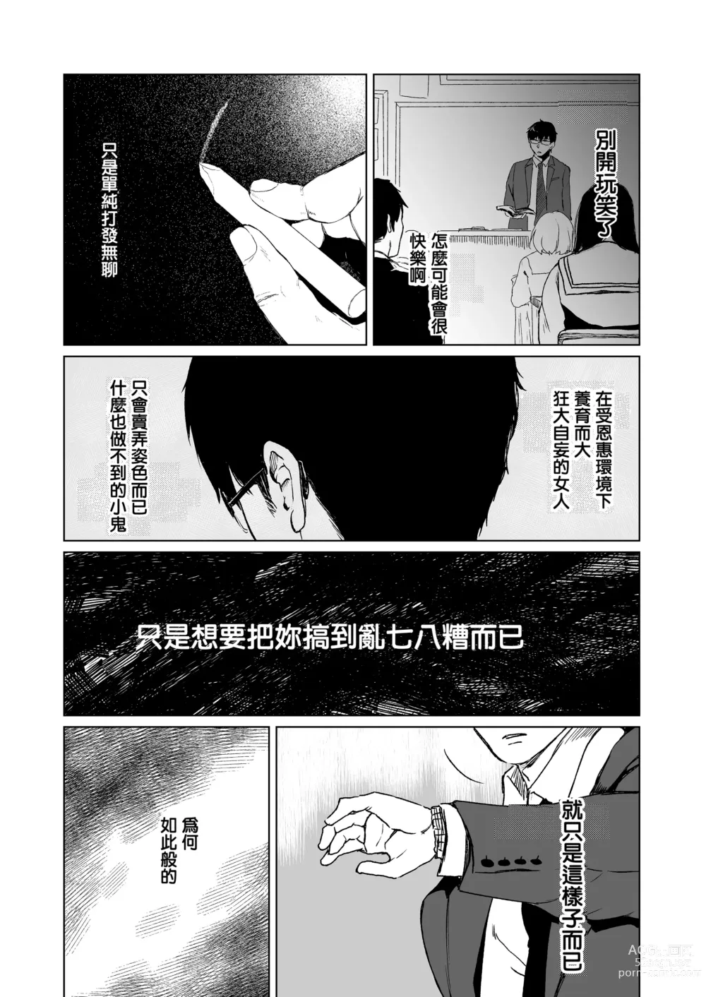 Page 72 of doujinshi 束縛愛～放課後、教室で、無防備な優等生を、無理やり犯す～1-4