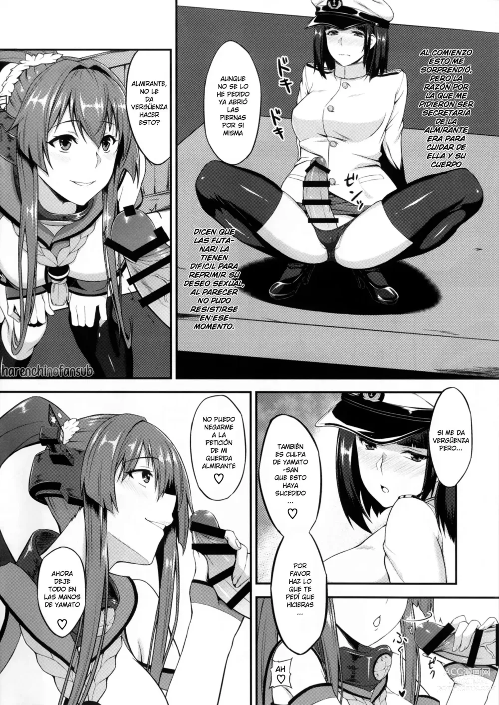 Page 7 of doujinshi Yamato y la Almirante Futanari