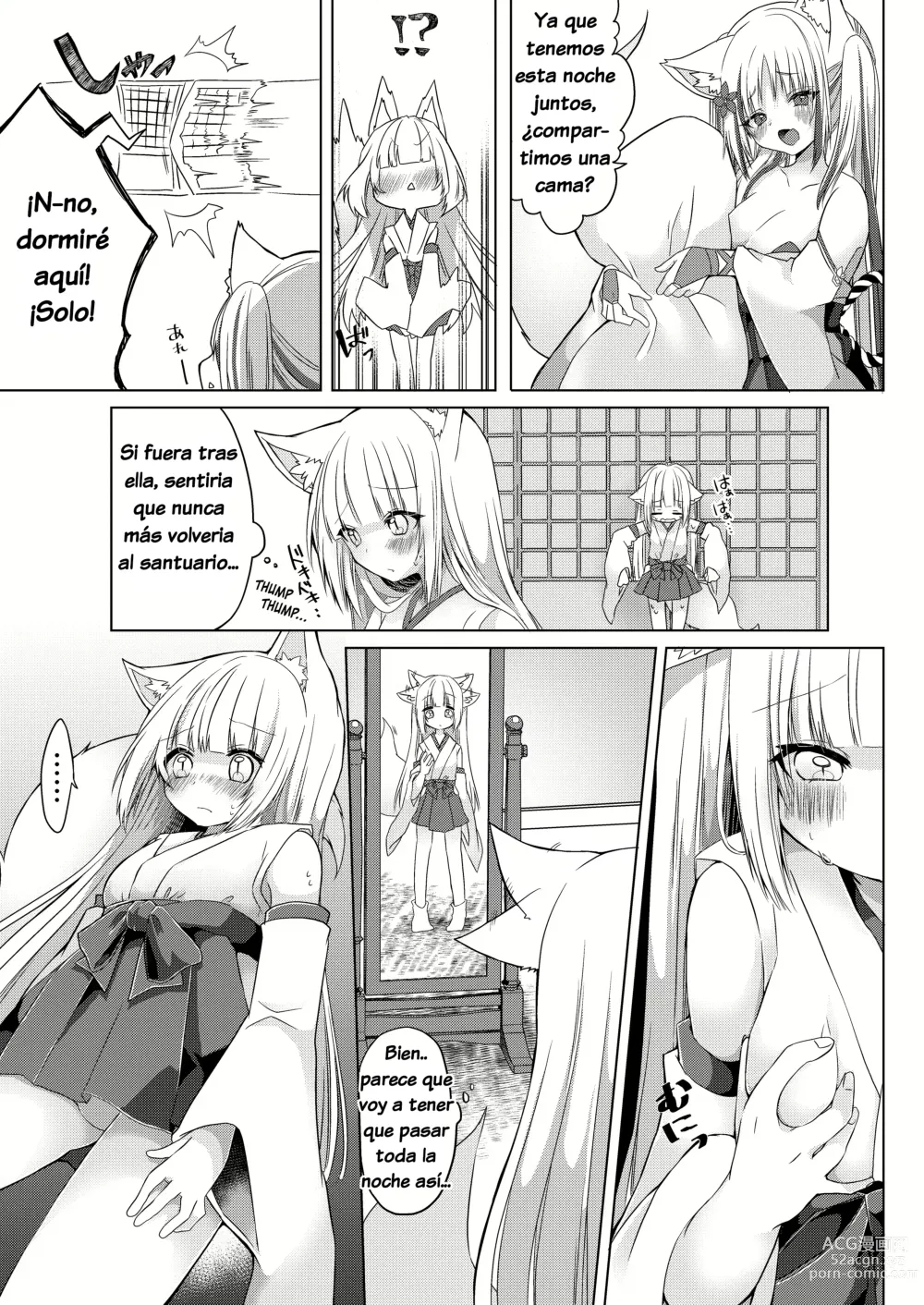 Page 14 of doujinshi Fox Girl Shrine Maiden One-Night Trial Course?!