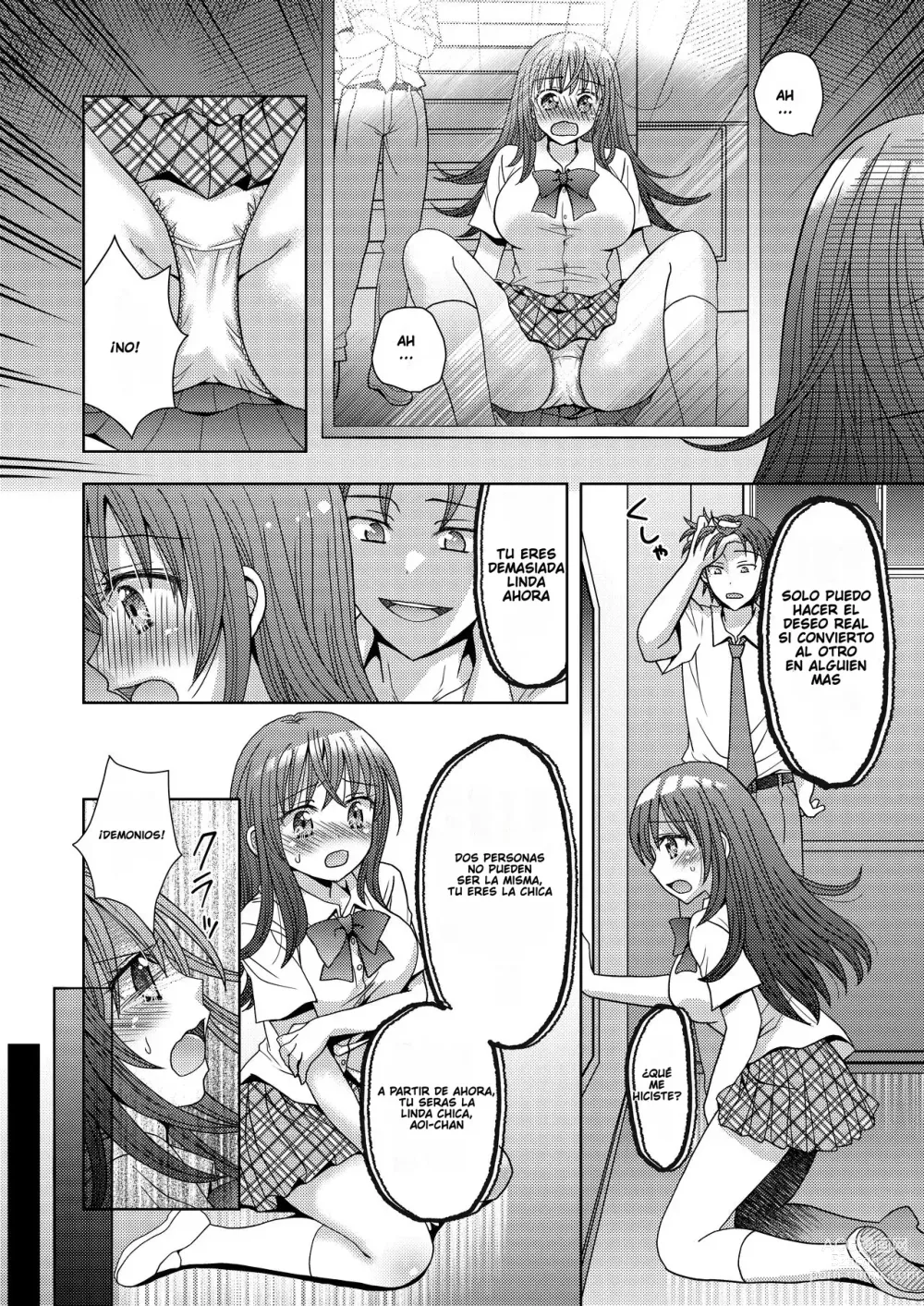 Page 9 of doujinshi Doppelgänger ni Kanojo mo Jinsei mo Ubawarete Bakunyuu JK ni Sareta Boku