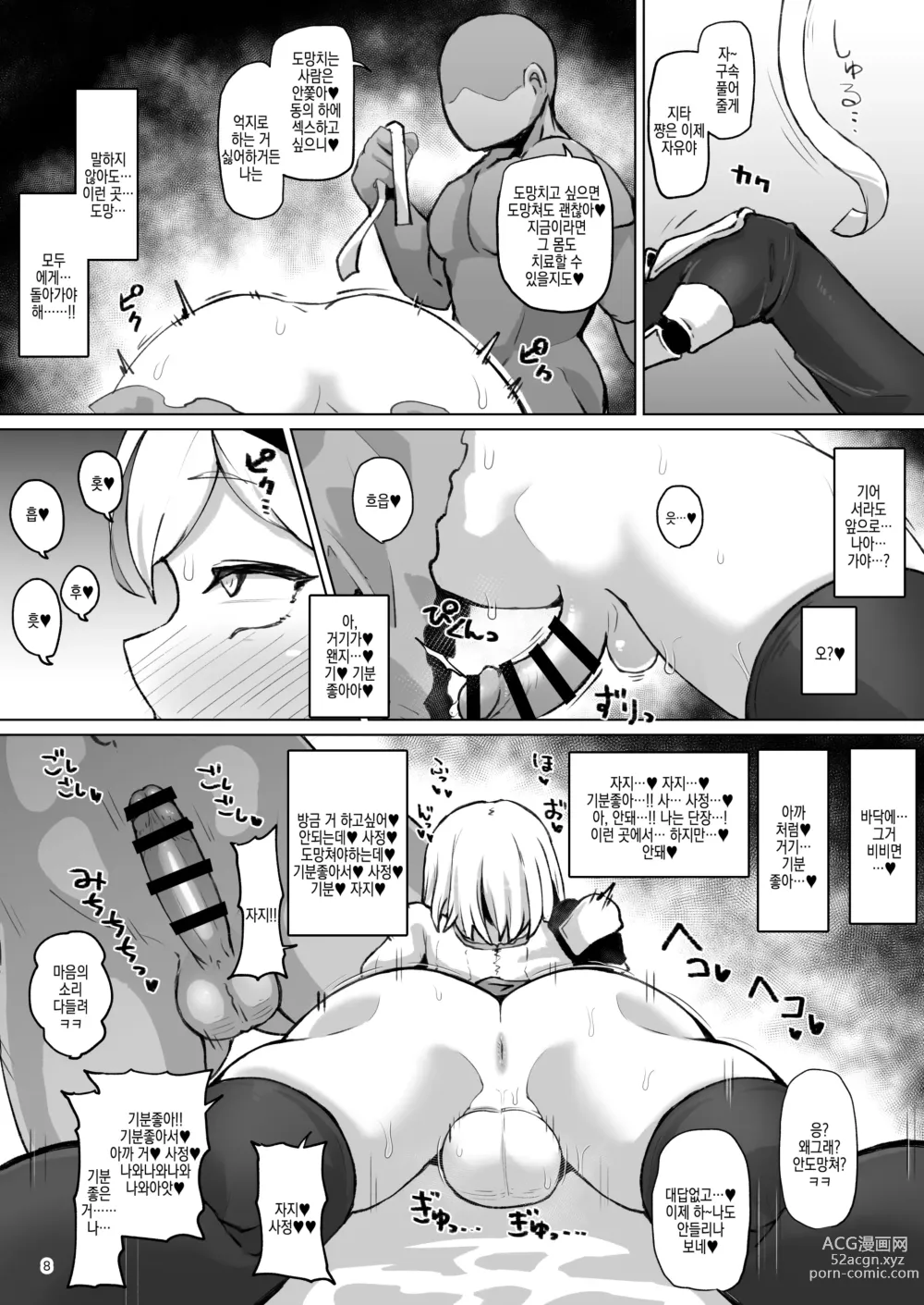 Page 8 of doujinshi 특이점에 자지 자라났다