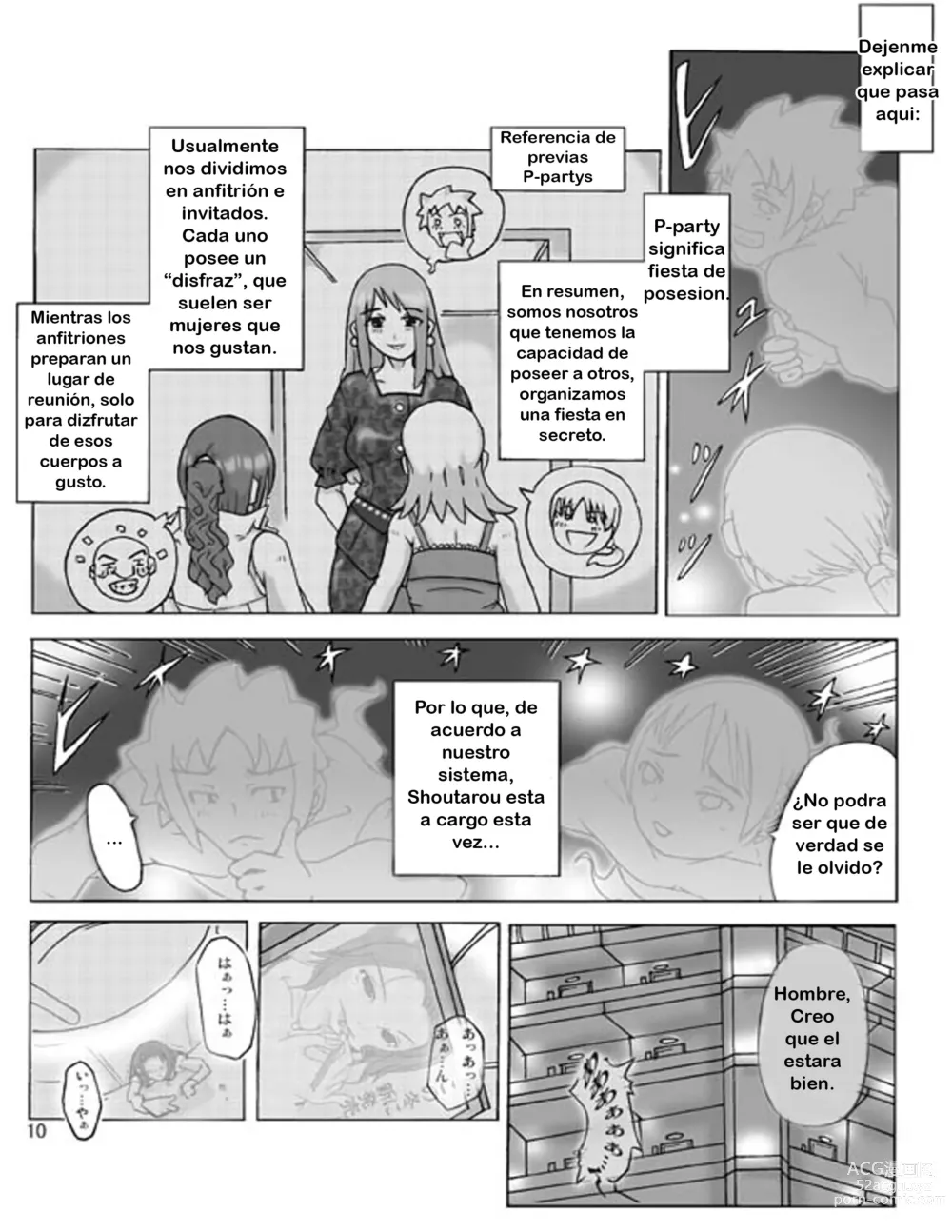 Page 11 of doujinshi P(ossession)-Party 1