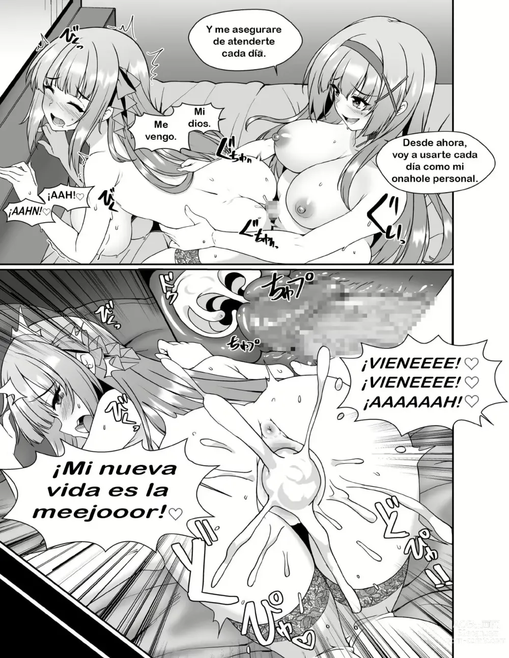 Page 32 of doujinshi Hime-sama no Jinsei Itadakimasu -Kawa-ka Sarete Ossan ni Karada o Nottorarete Shimau Himekishi Monogatari-