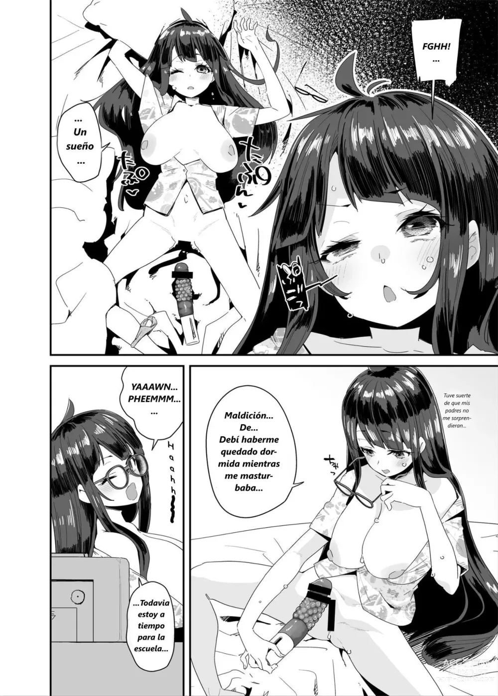 Page 5 of doujinshi Dosukebe Kyonyuu JC ga Kounai Onanie Suru Hanashi