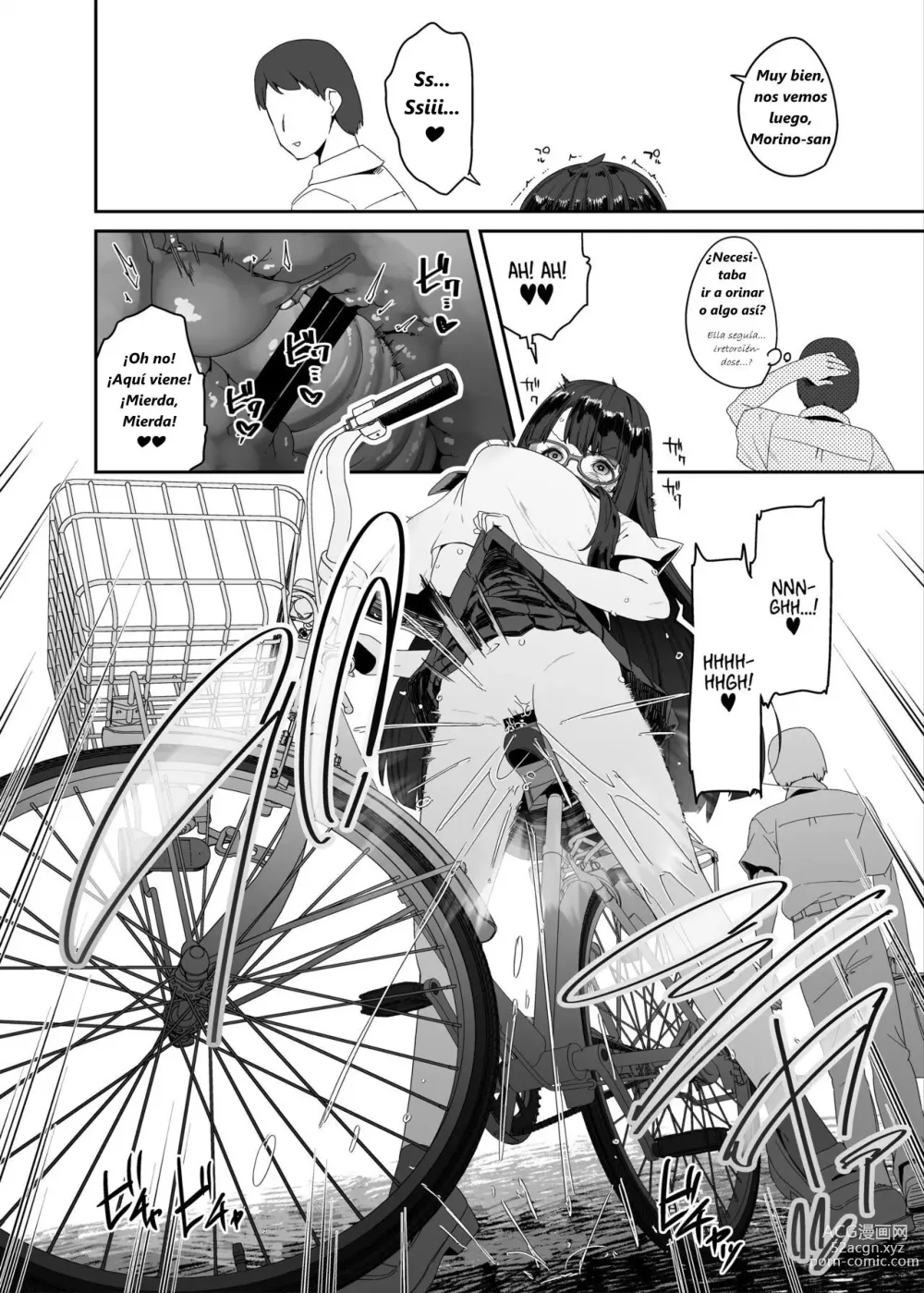 Page 17 of doujinshi Dosukebe Kyonyuu Joshi ga Acme Jitensha de Osanpo Onanie suru Hanashi