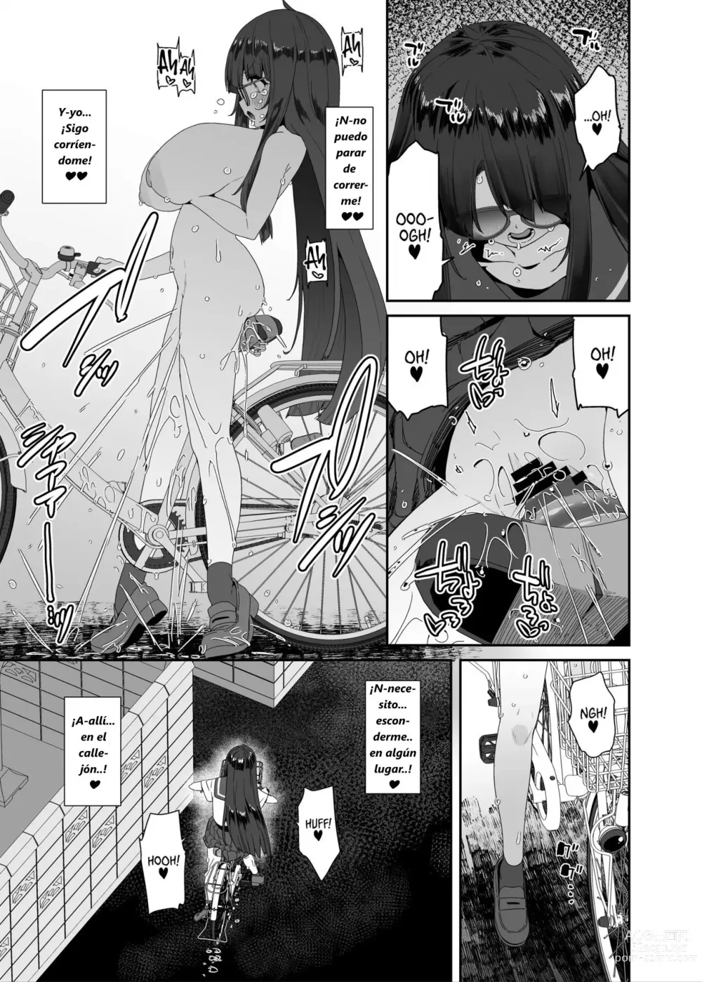 Page 18 of doujinshi Dosukebe Kyonyuu Joshi ga Acme Jitensha de Osanpo Onanie suru Hanashi