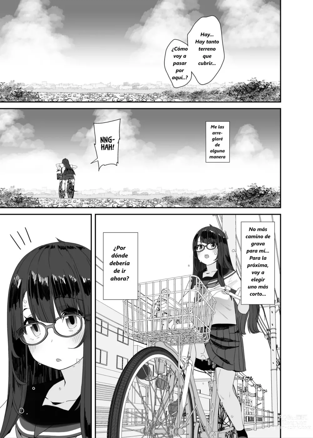 Page 28 of doujinshi Dosukebe Kyonyuu Joshi ga Acme Jitensha de Osanpo Onanie suru Hanashi