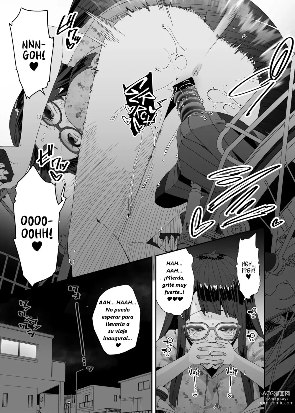 Page 8 of doujinshi Dosukebe Kyonyuu Joshi ga Acme Jitensha de Osanpo Onanie suru Hanashi