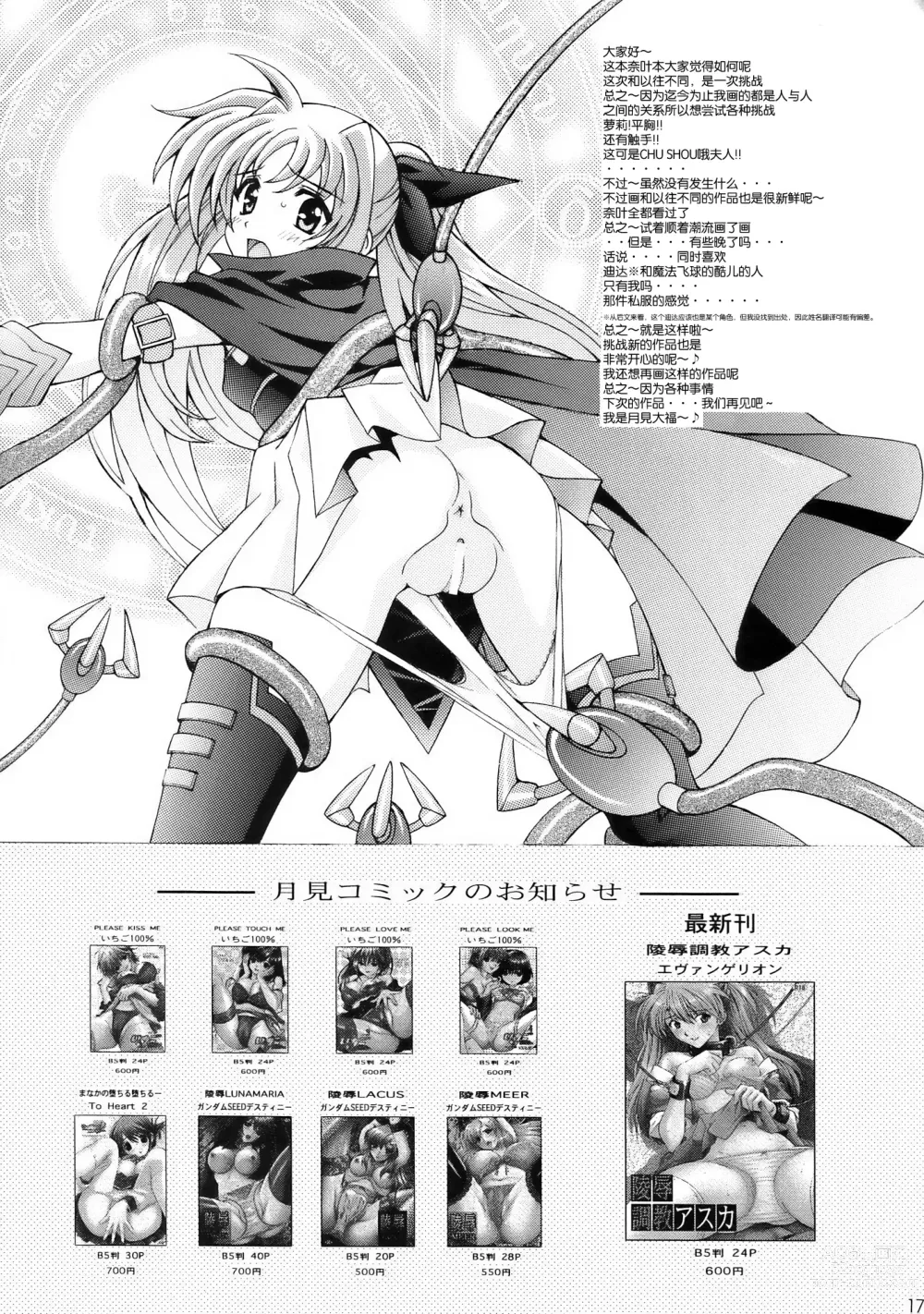 Page 17 of doujinshi Mahou Shoujo Shokushu de Nanoha