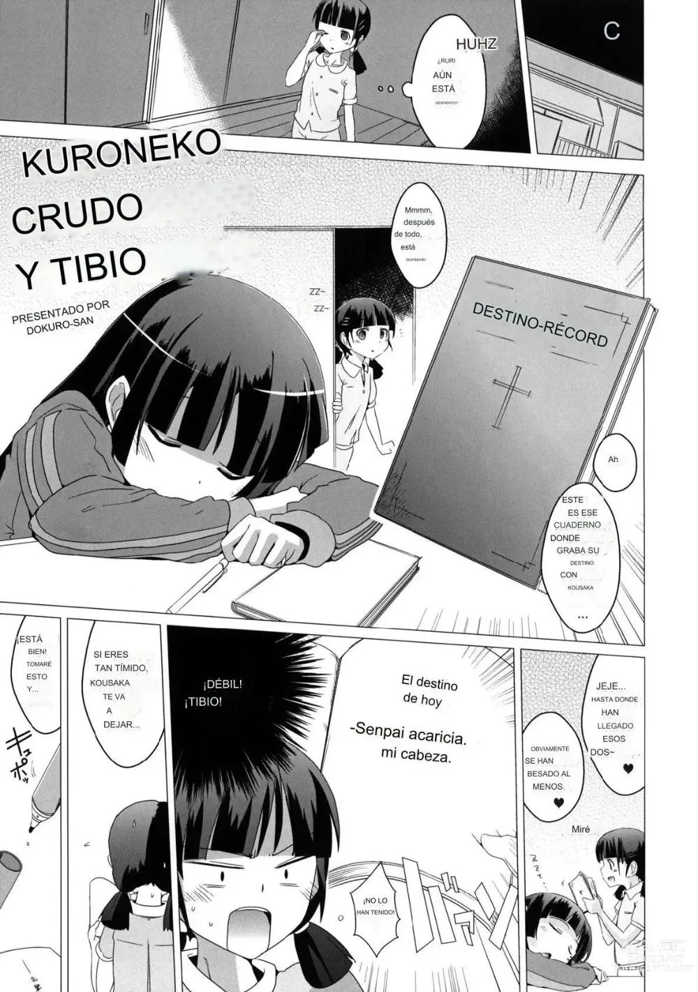 Page 2 of doujinshi Namanurui Kuroneko + Paper