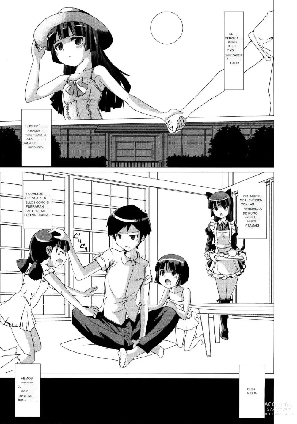 Page 2 of doujinshi Las Hermanas Cruelmente Amables de la Finca Kuroneko