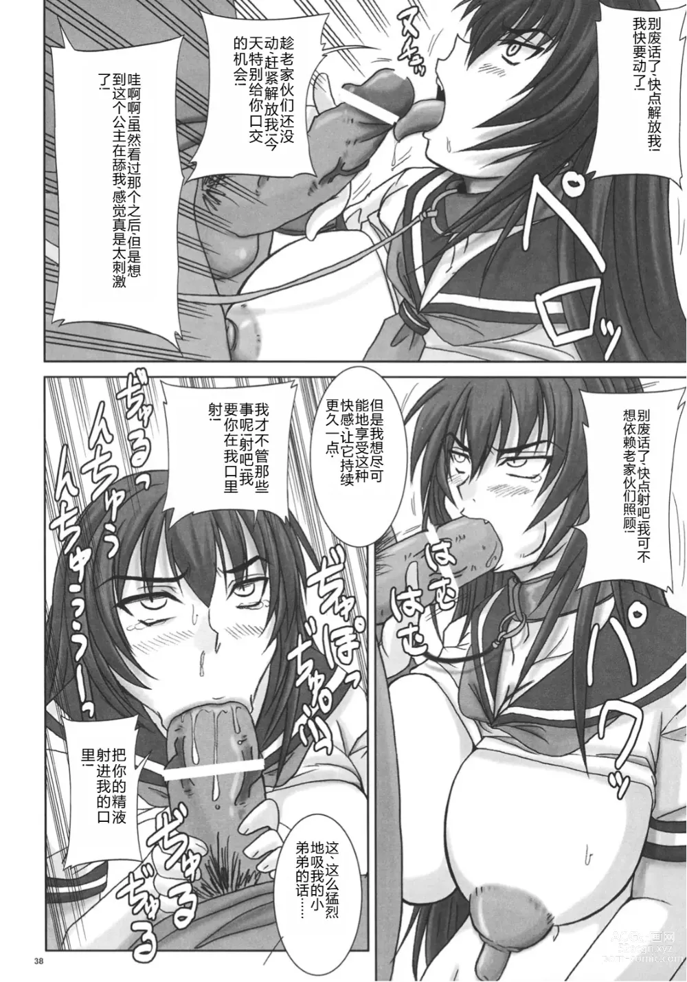 Page 37 of doujinshi Kyouhime-sama wa Nikubenki