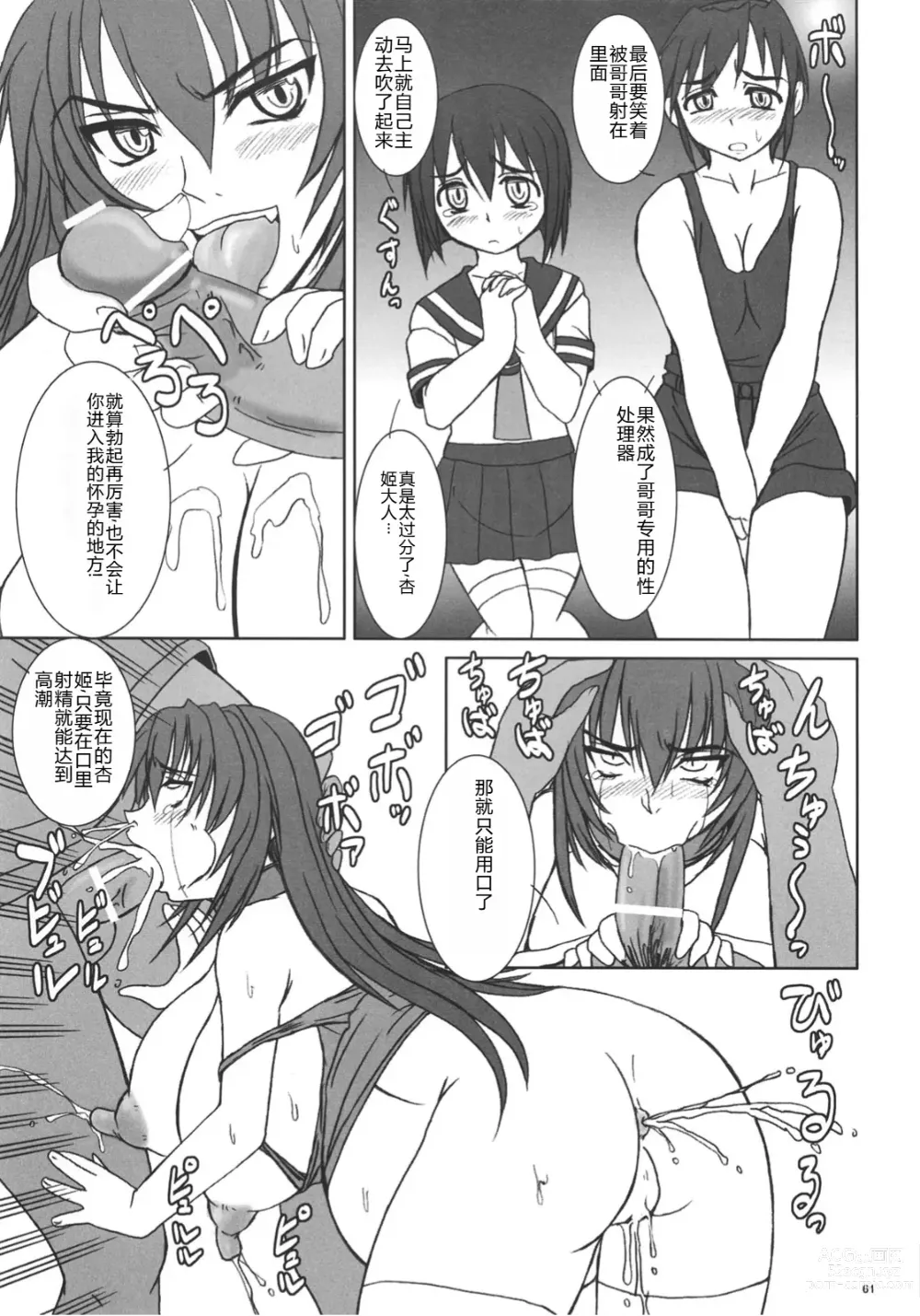 Page 60 of doujinshi Kyouhime-sama wa Nikubenki