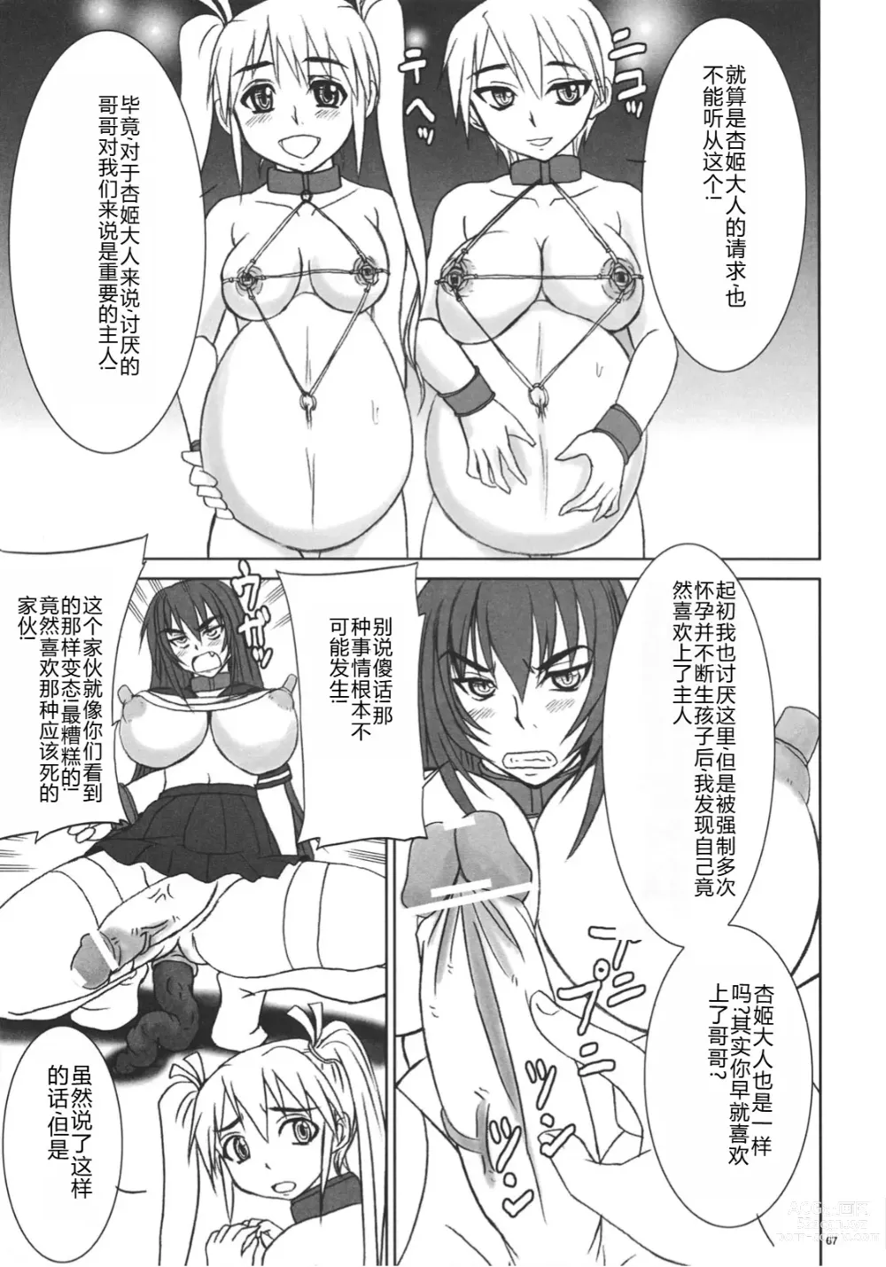 Page 66 of doujinshi Kyouhime-sama wa Nikubenki