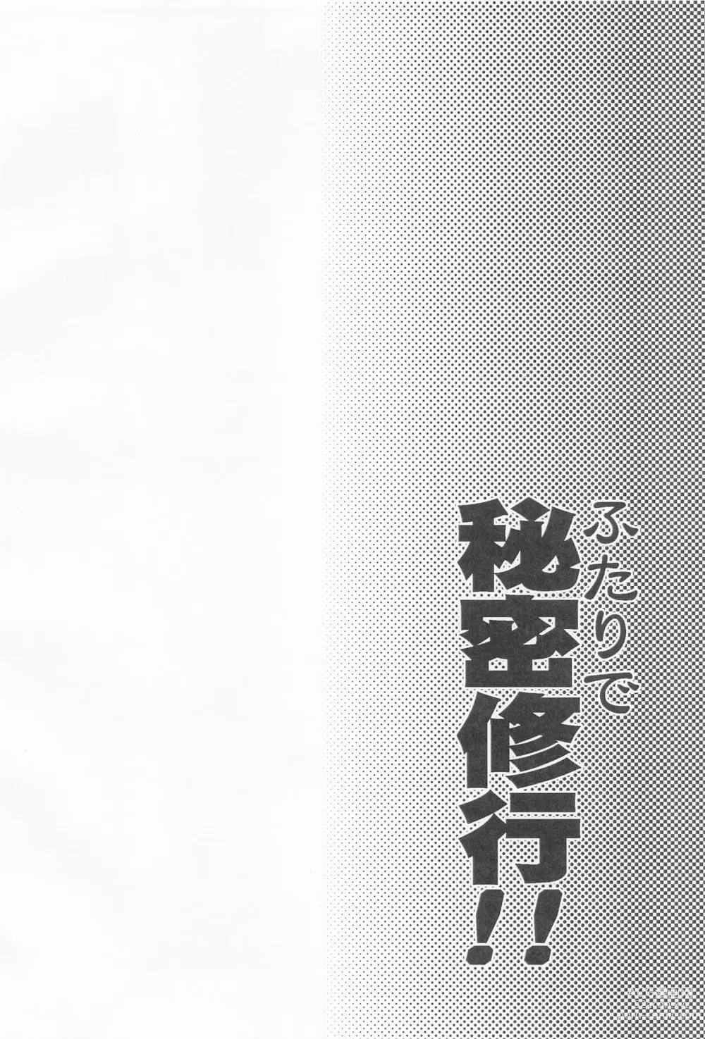 Page 3 of doujinshi Futari de Himitsu Shugyou!!