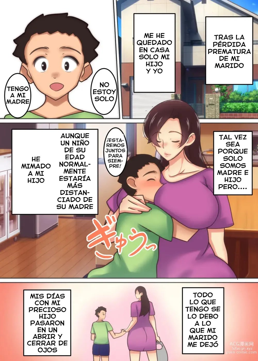 Page 4 of doujinshi Cuando Mamá Gime Lujuriosamente