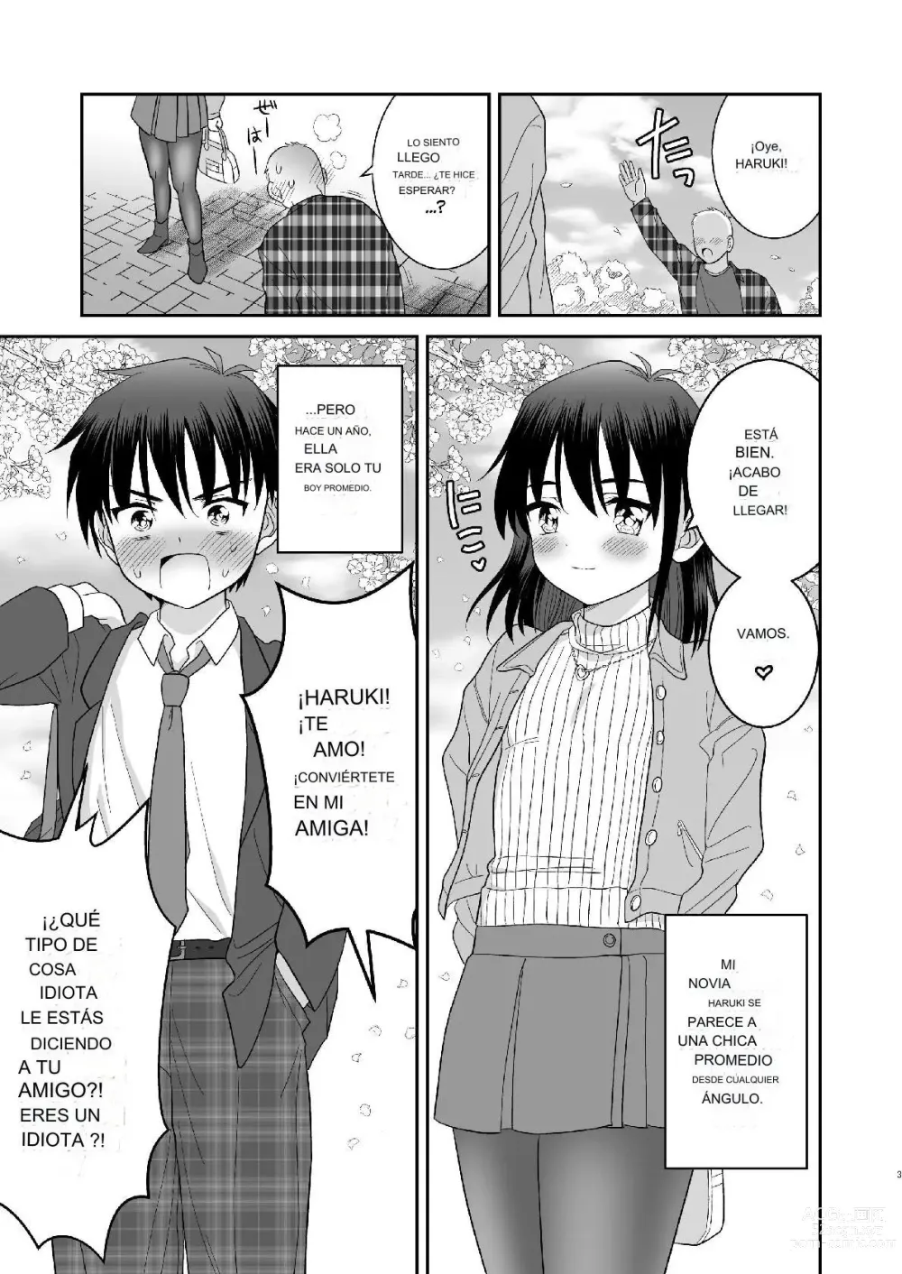 Page 4 of doujinshi Ore ga Omae no Kanojo ni Naru made