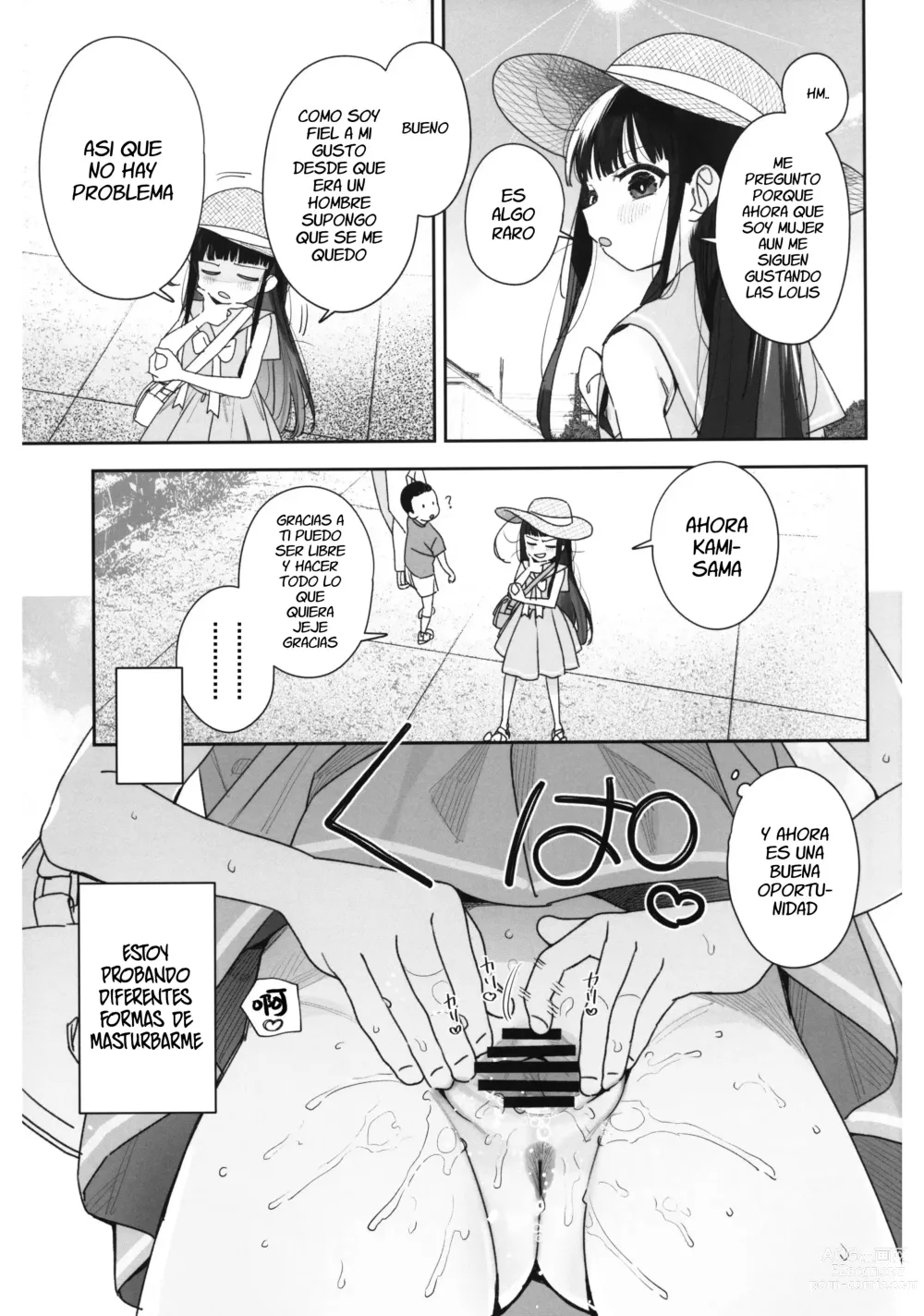 Page 4 of doujinshi TS Loli Oji-san no Bouken Kanwa -Fuwafuwa Dome Hen- - The Adventures of TS Lori guy.