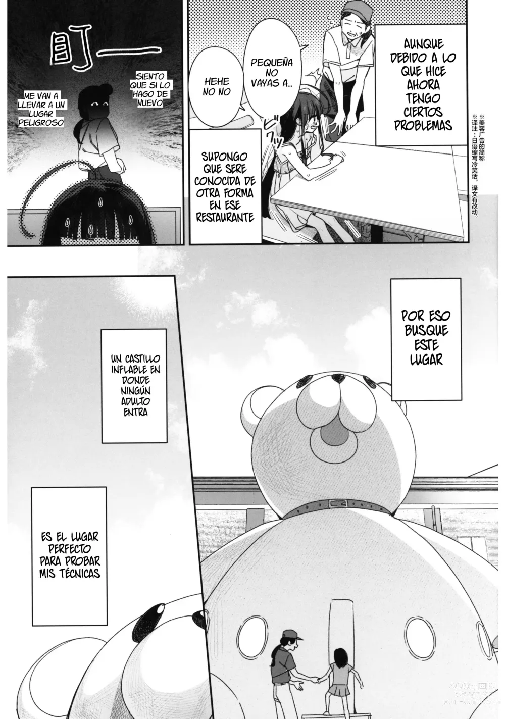 Page 6 of doujinshi TS Loli Oji-san no Bouken Kanwa -Fuwafuwa Dome Hen- - The Adventures of TS Lori guy.
